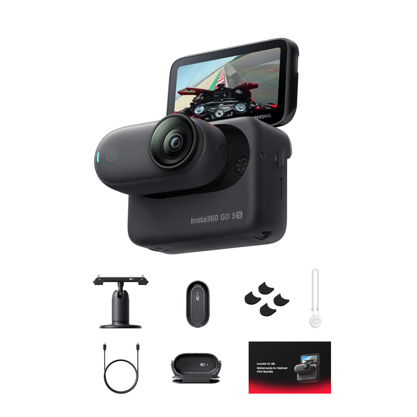 Insta360 Insta360 GO 3S - Tragbare 4K Mini-Kamera Action Cam (4K Ultra HD, WLAN (Wi-Fi), Bluetooth)