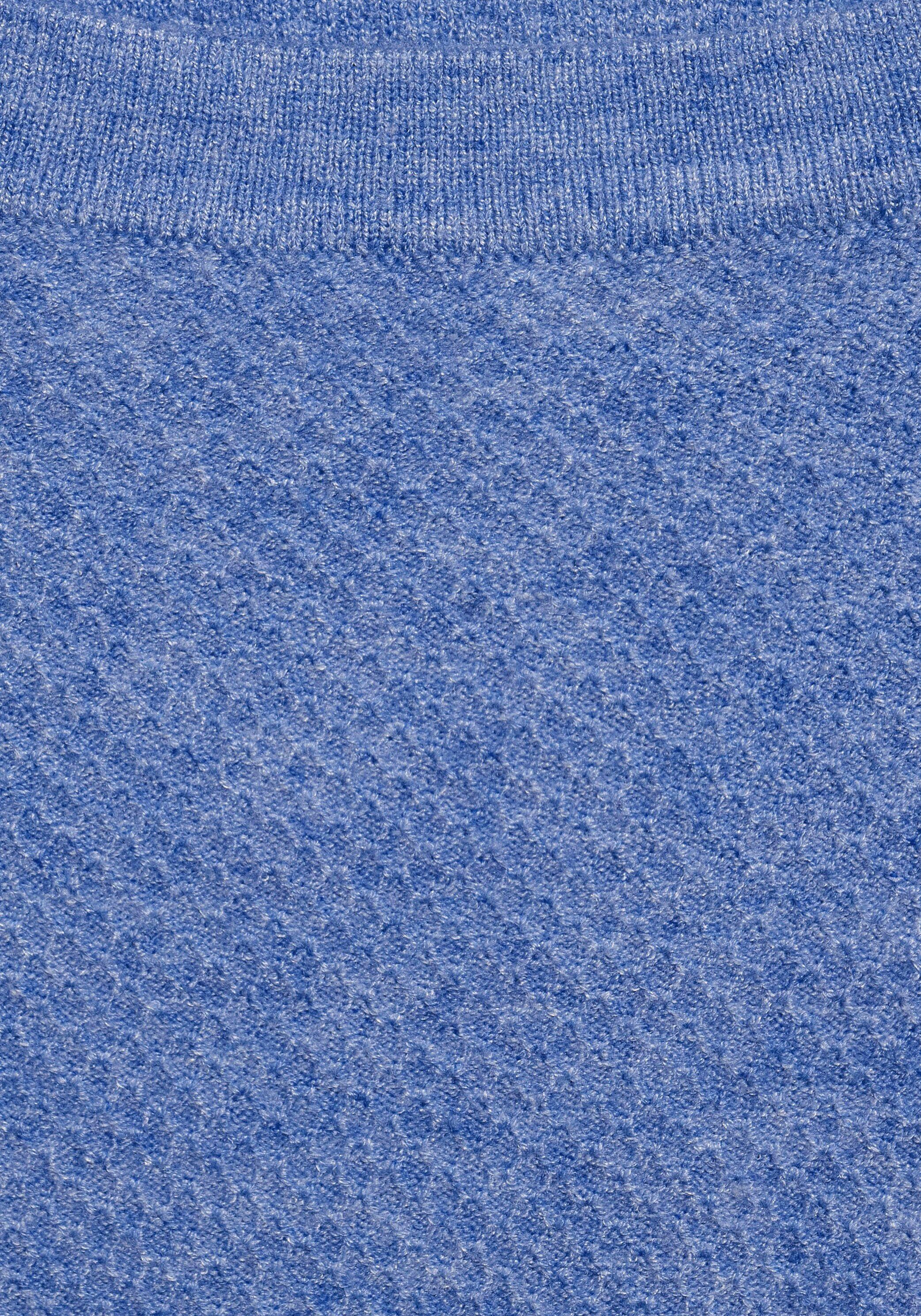 Strickpullover blue melange Optik forever in Melange Cecil