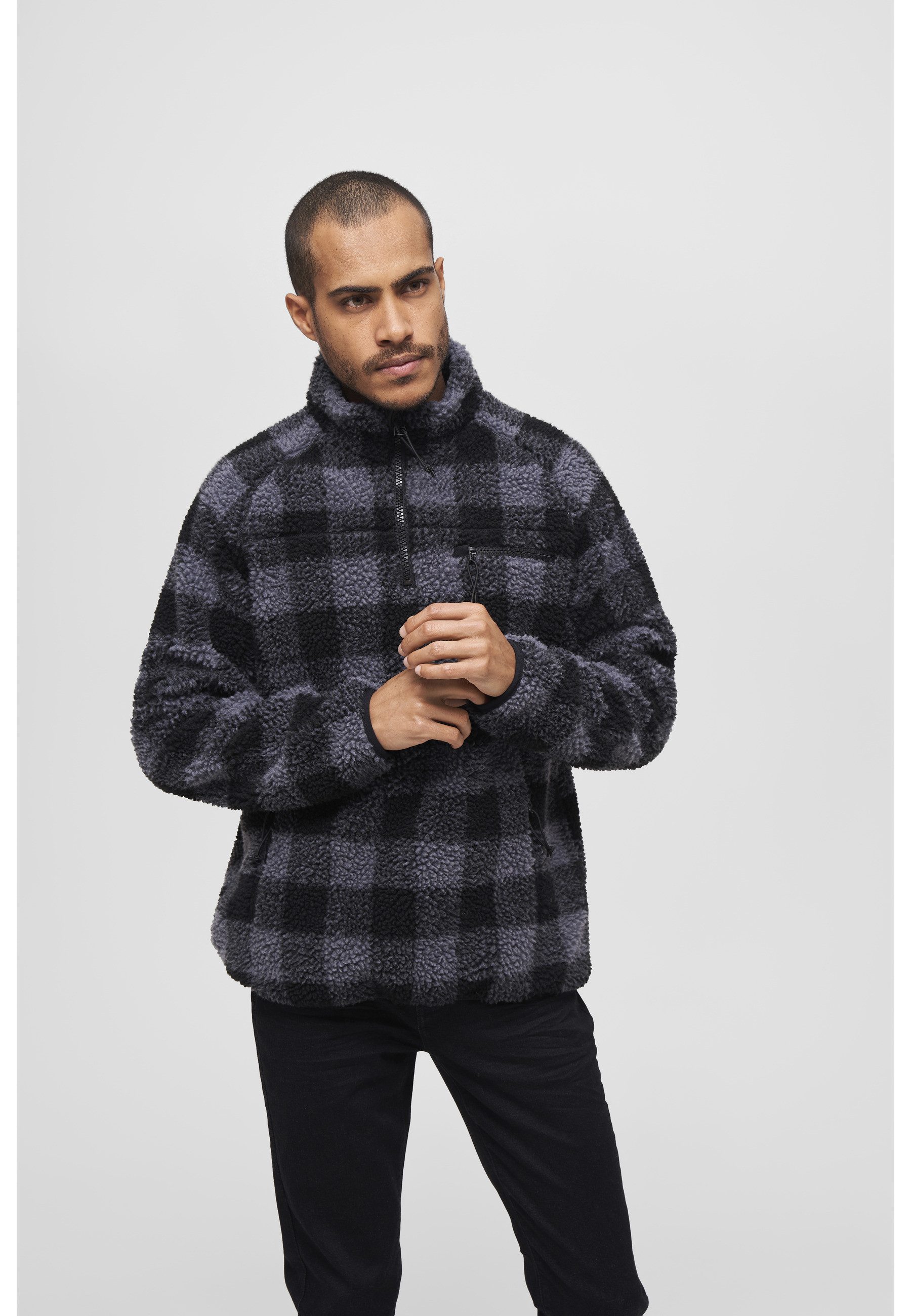 Brandit Sweatjacke Brandit Herren Teddyfleece Troyer (1-tlg)
