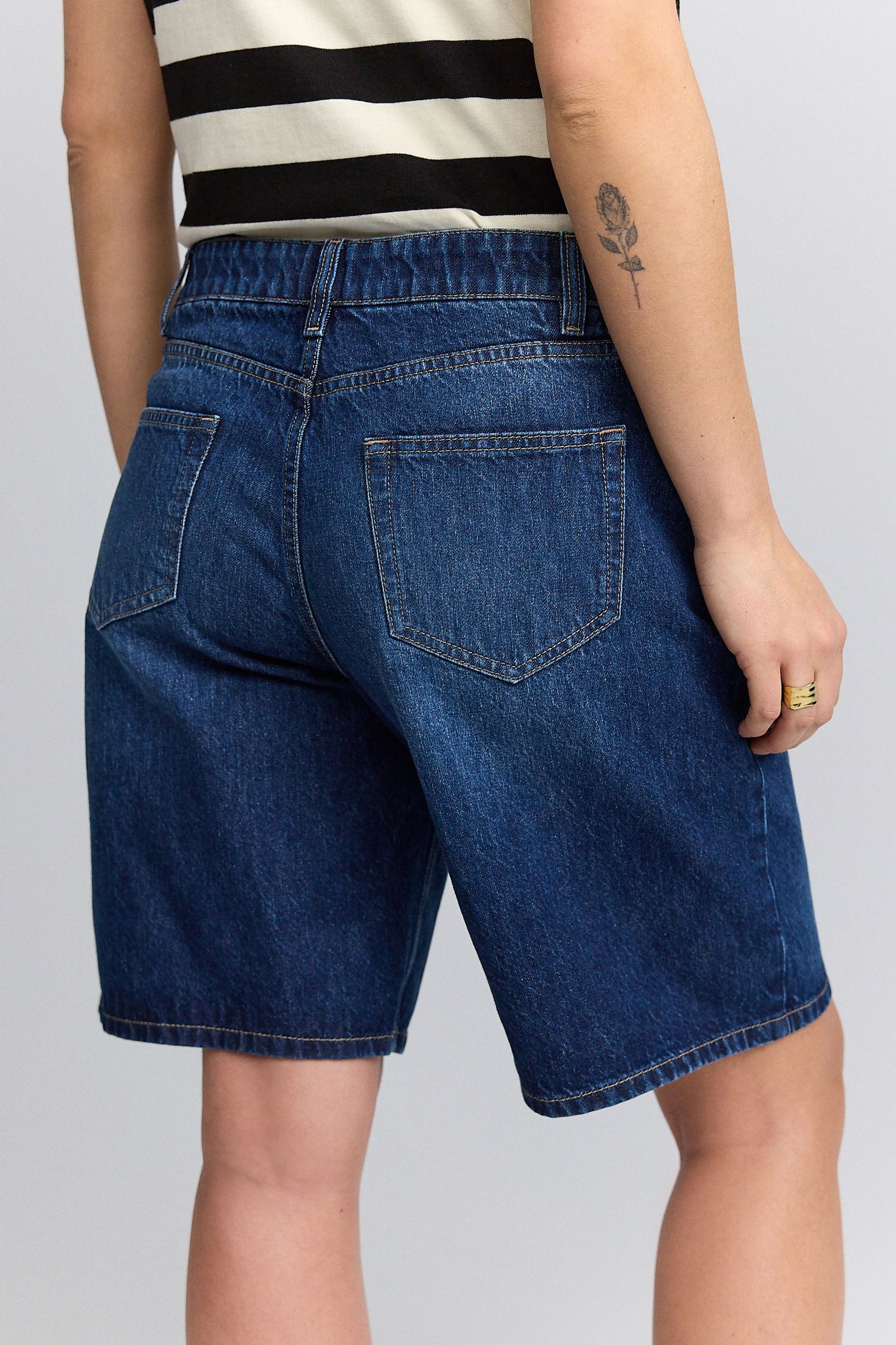 Next Shorts Lange Denim-Shorts, Umstandsmode (1-tlg) günstig online kaufen