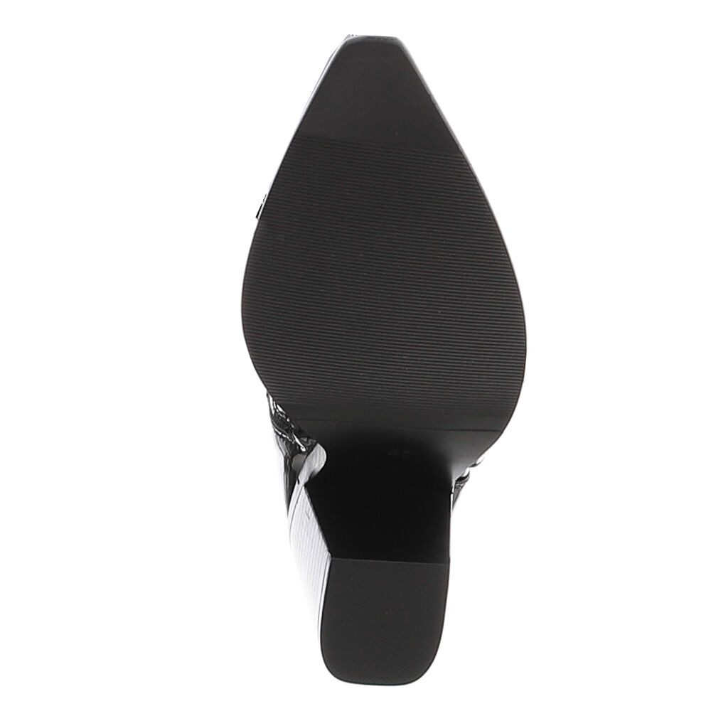 Ital-Design Damen Party & Clubwear Overkneestiefel (88671789) Blockabsatz Stiefel in Schwarz