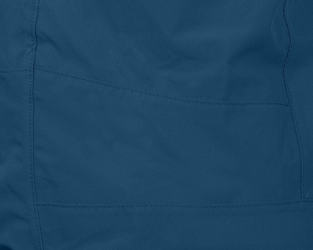 Bergson Skihose ICE unwattiert, Damen Wassersäule, blau light mm Skihose, 20000 Normalgrößen, poseidon