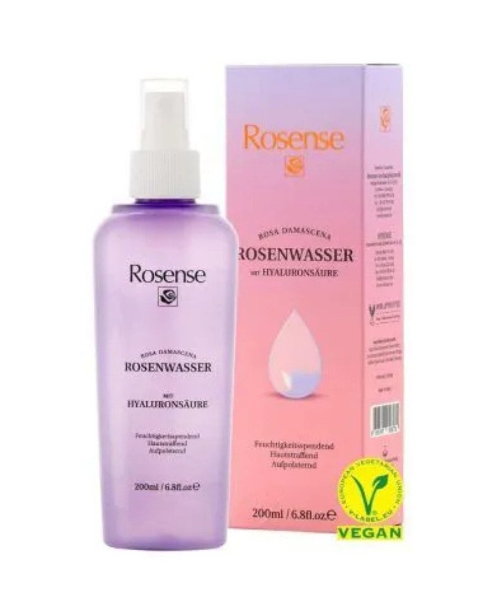 Rosense Gesichtspflege Rosense Rosenwasser mit Hyaluronsäure, 200 ml packung, 1-tlg., Haltbarkeit nach dem Öffnen: 12 Monate