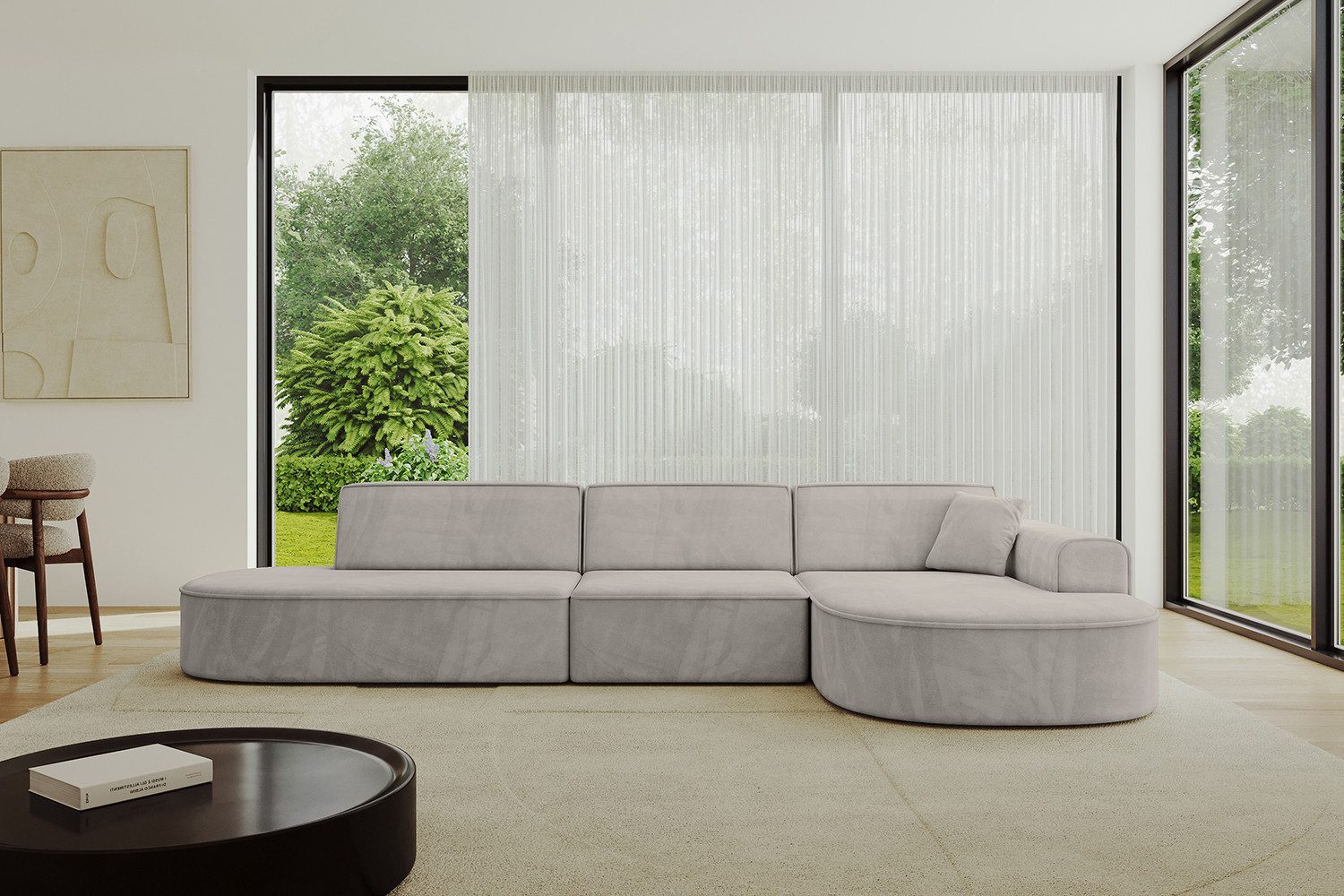 ALTDECOR Ecksofa MARI-L2, Sofa Praktische Bequeme Funktionsecke Couch L-Form Eckcouch, Corner Sofa L-Form Vielseitige Sofa Wohnlandschaft Wohnzimmer