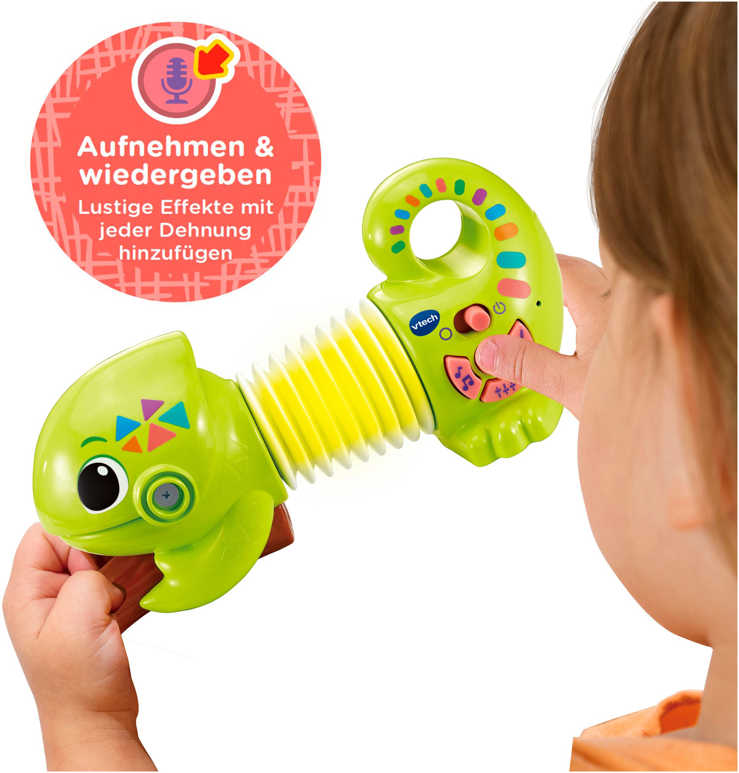 Vtech® Lernspielzeug Ziehspaß-Chamäleon Carlo, mi Licht und Sound – Bild 3 von 5
