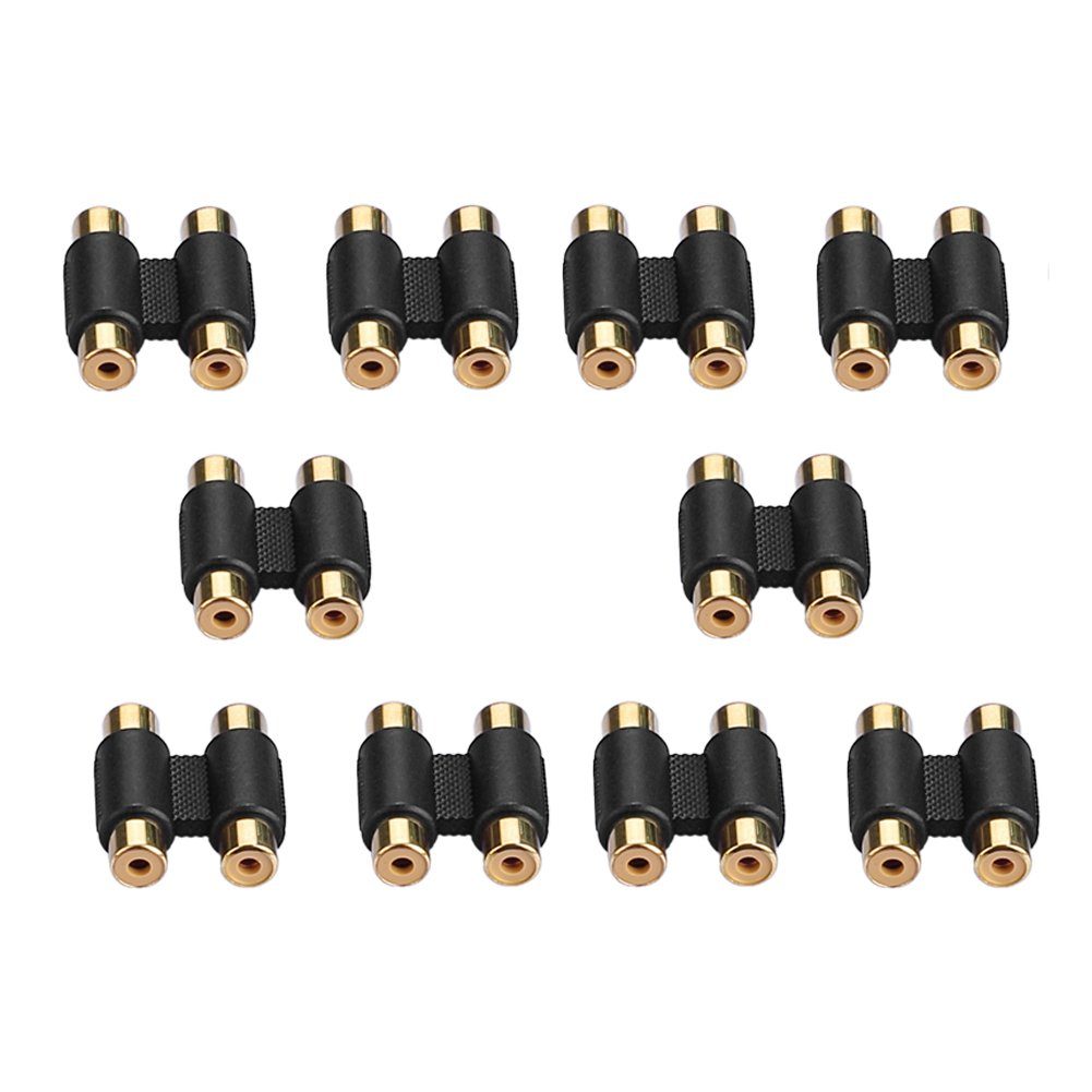 euroharry Dule Cinch/RCA-Phono-Koppler Audio-Video-Anschlussadapter Adapter