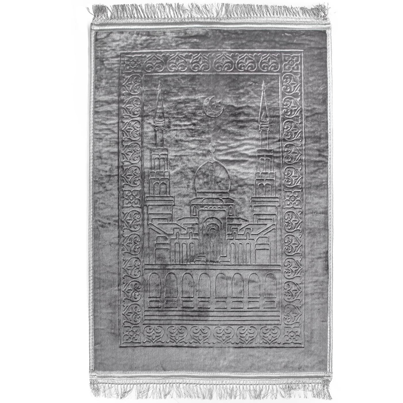 Teppich Gebetsteppich Mat, 80x120cm Islam Türkische orientalisch Grau-muster Zufällig Teppiche Gebetsteppich Teppiche Teppich HOMELUX, Orientalischer Prayer Islamic