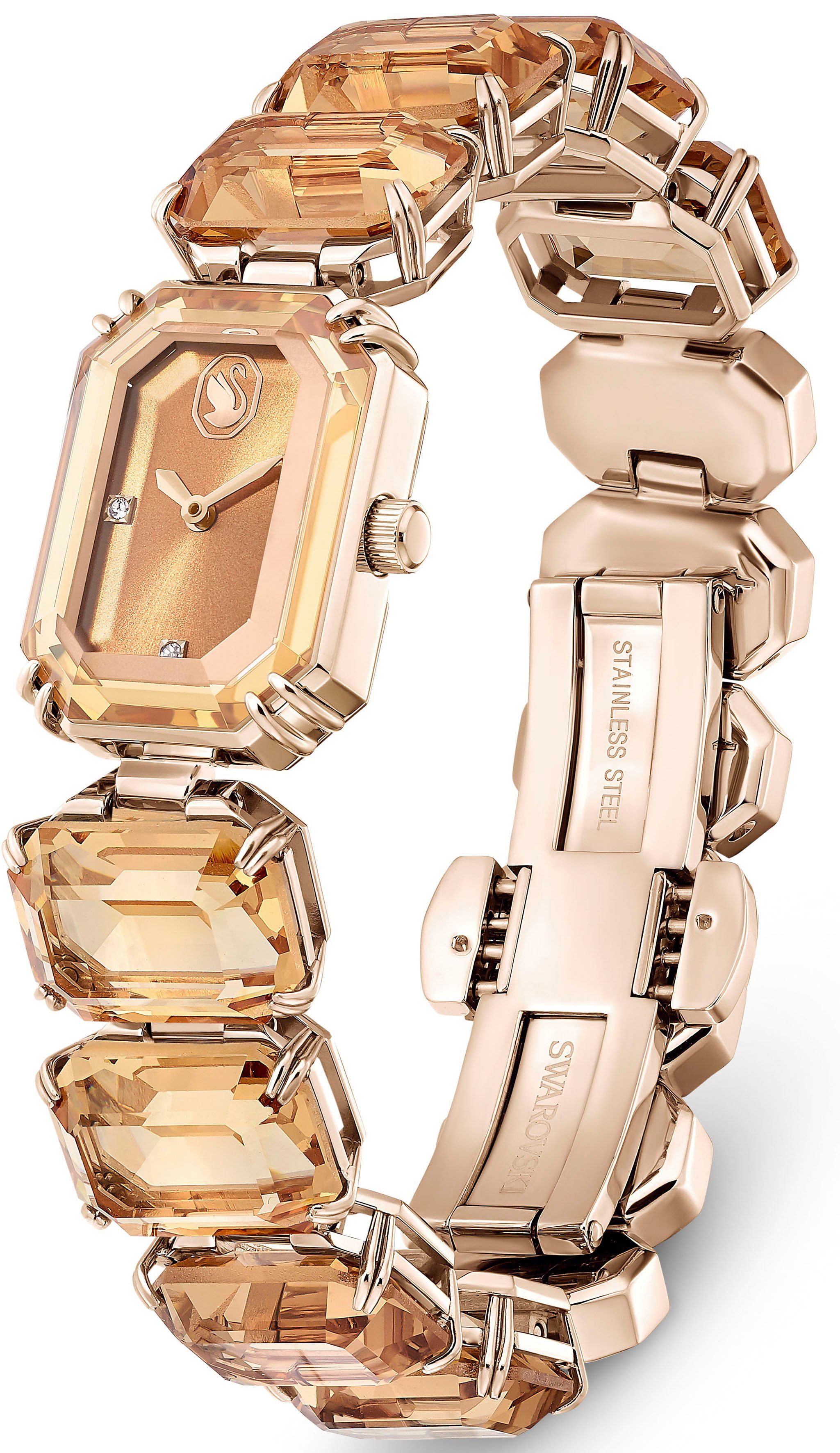 Swarovski Quarzuhr MILLENIA 5729841, Armbanduhr, Damenuhr, Swarovski-Kristalle, Swiss Made