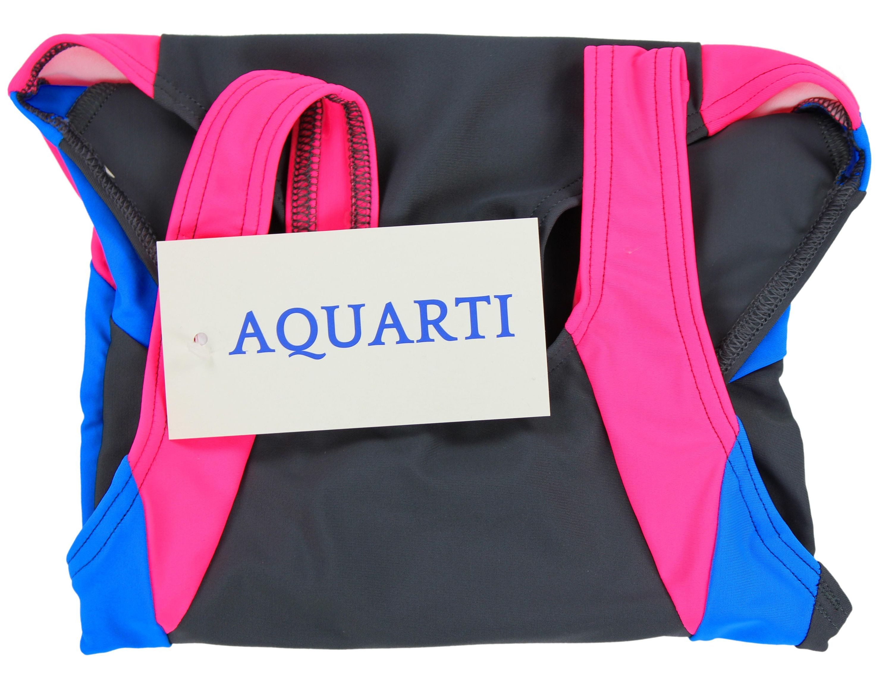 Aquarti Badeanzug Aquarti Mädchen Badeanzug mit Ringerrücken