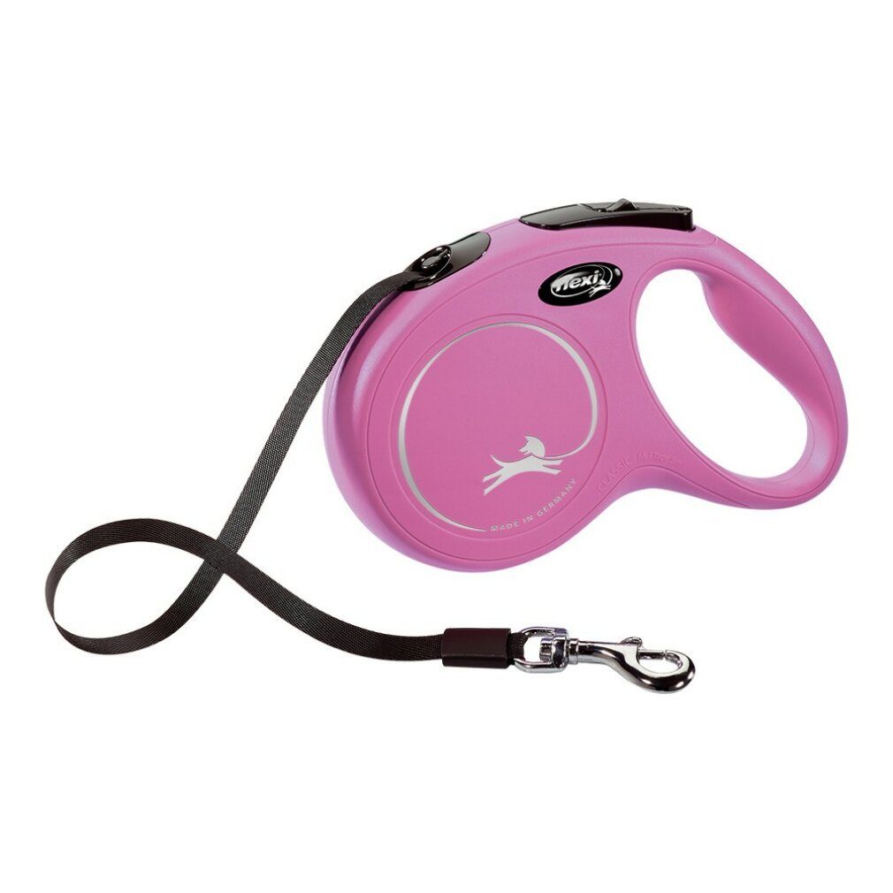 flexi Hundeleine Hundeleine NEW CLASSIC 3m Rosa Розмір XS, (Packung)