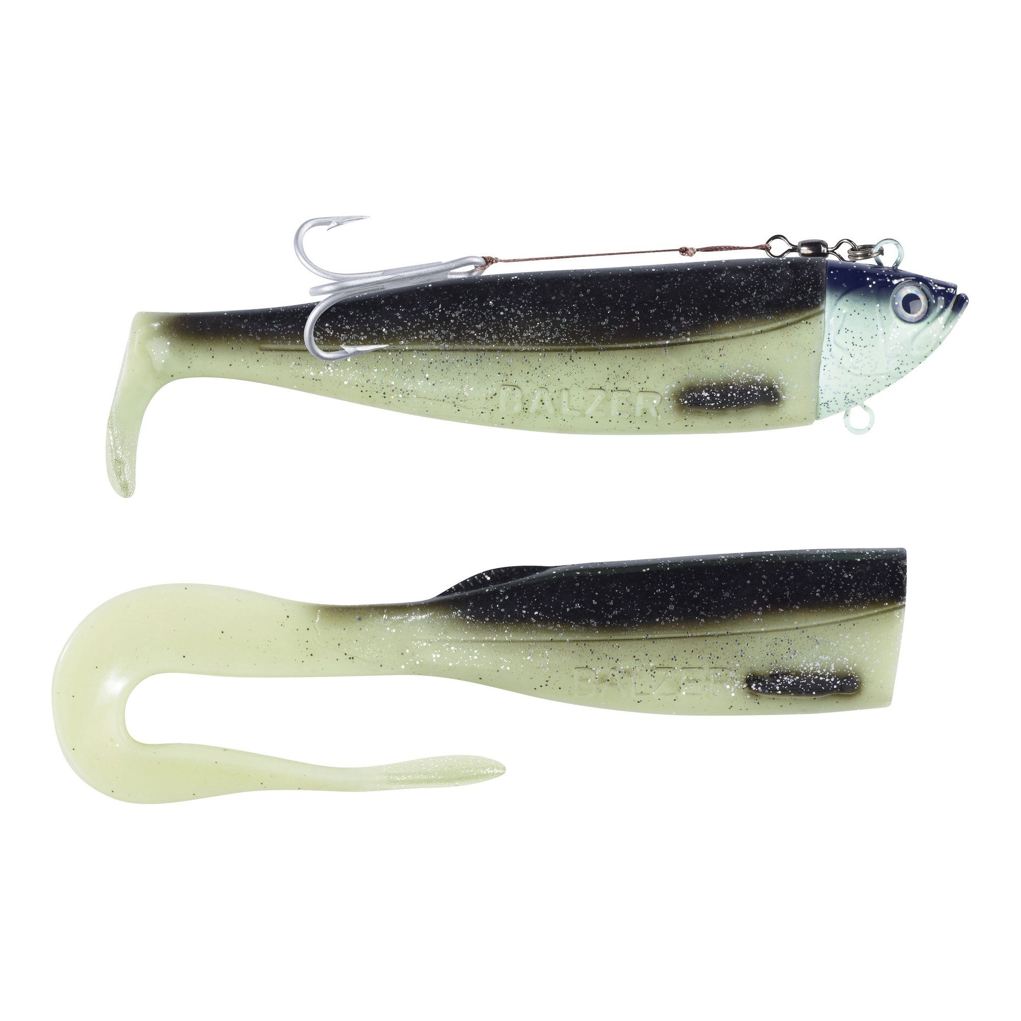 Balzer Kunstköder Adrenalin Arctic Shad Seelachs luminous/luminous Schwanz 200g