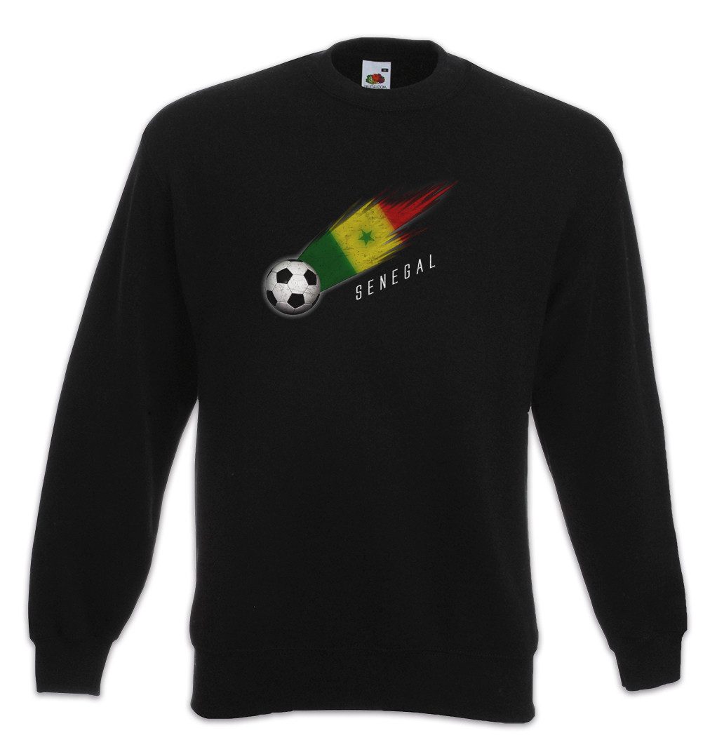 Urban Backwoods Sweatshirt Senegal Football Comet I Sweatshirt Senegalesisch Senegalesische Fahne (1-tlg) Senegalese Fußball Fussball Komet