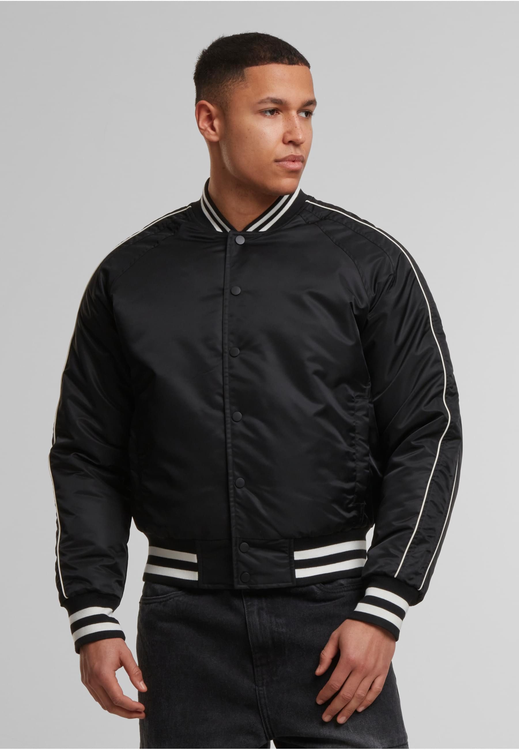 URBAN CLASSICS Bomberjacke Urban Classics Racer Bomber Jacket (1-St)
