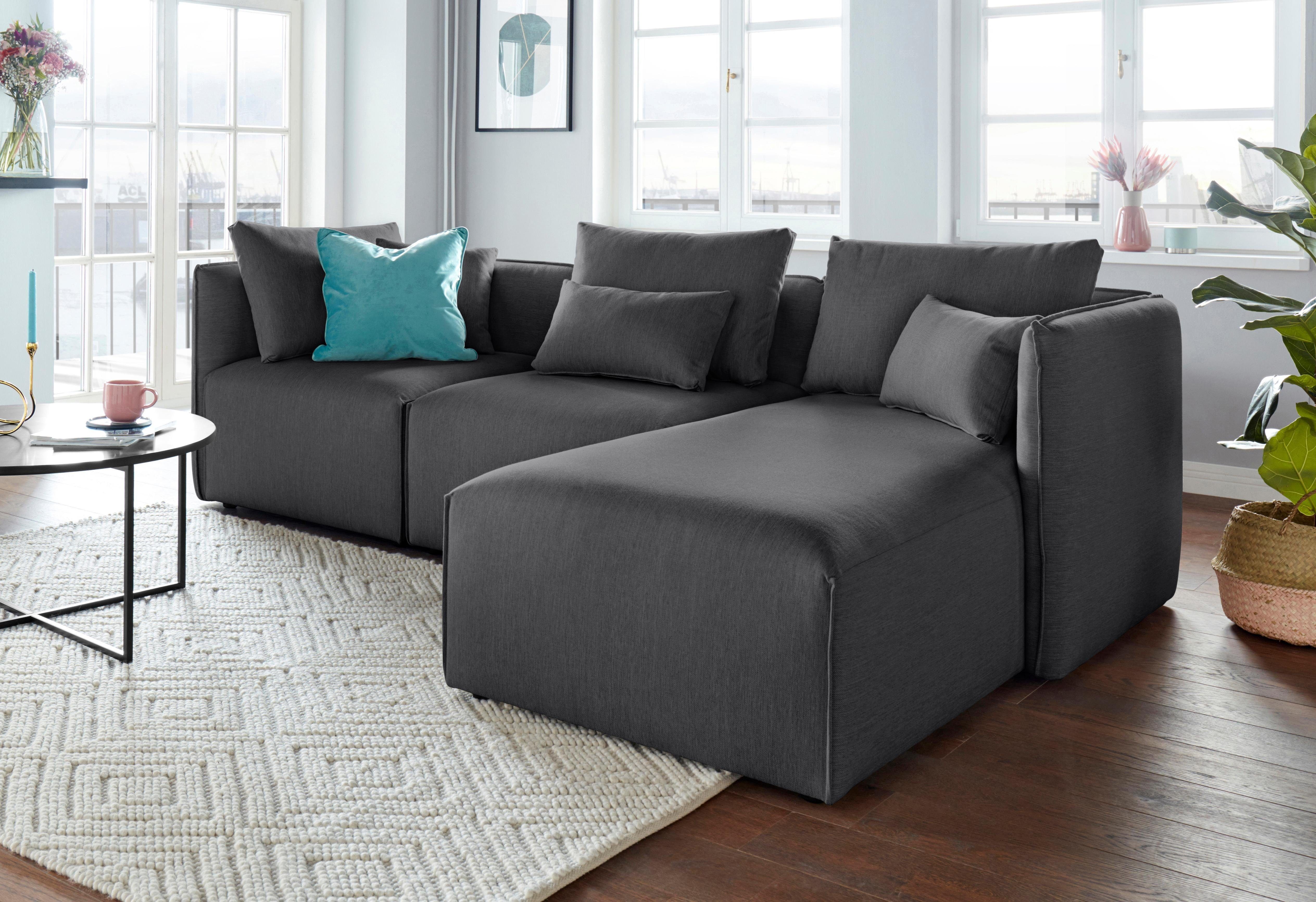 andas Ecksofa Nöre L-Form, 3 Teile, günstig online kaufen