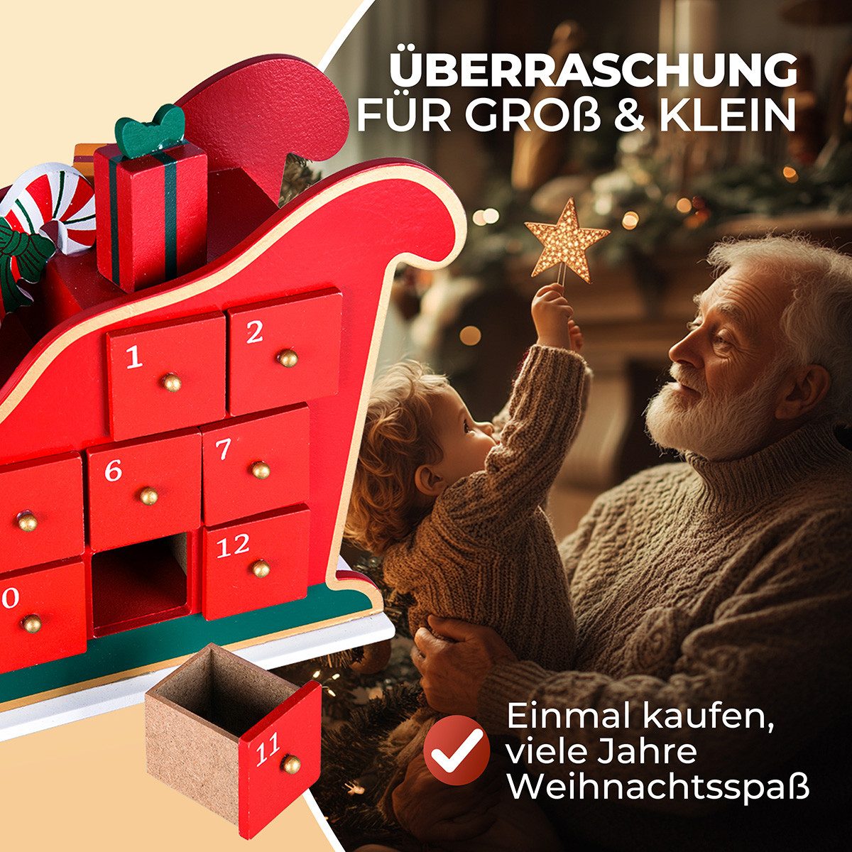 Spielwerk Adventskalender (24-tlg) – Bild 4 von 5