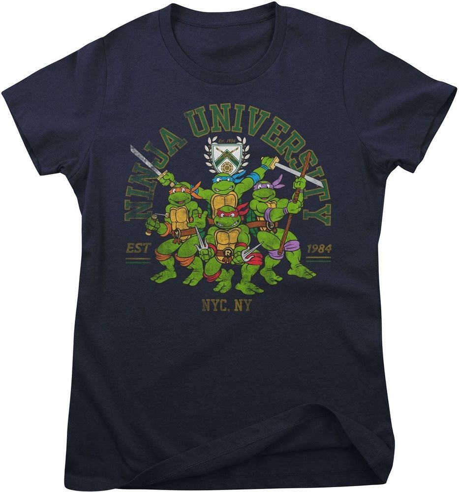 Teenage Mutant Ninja Turtles T-Shirt Ninja University Girly Tee