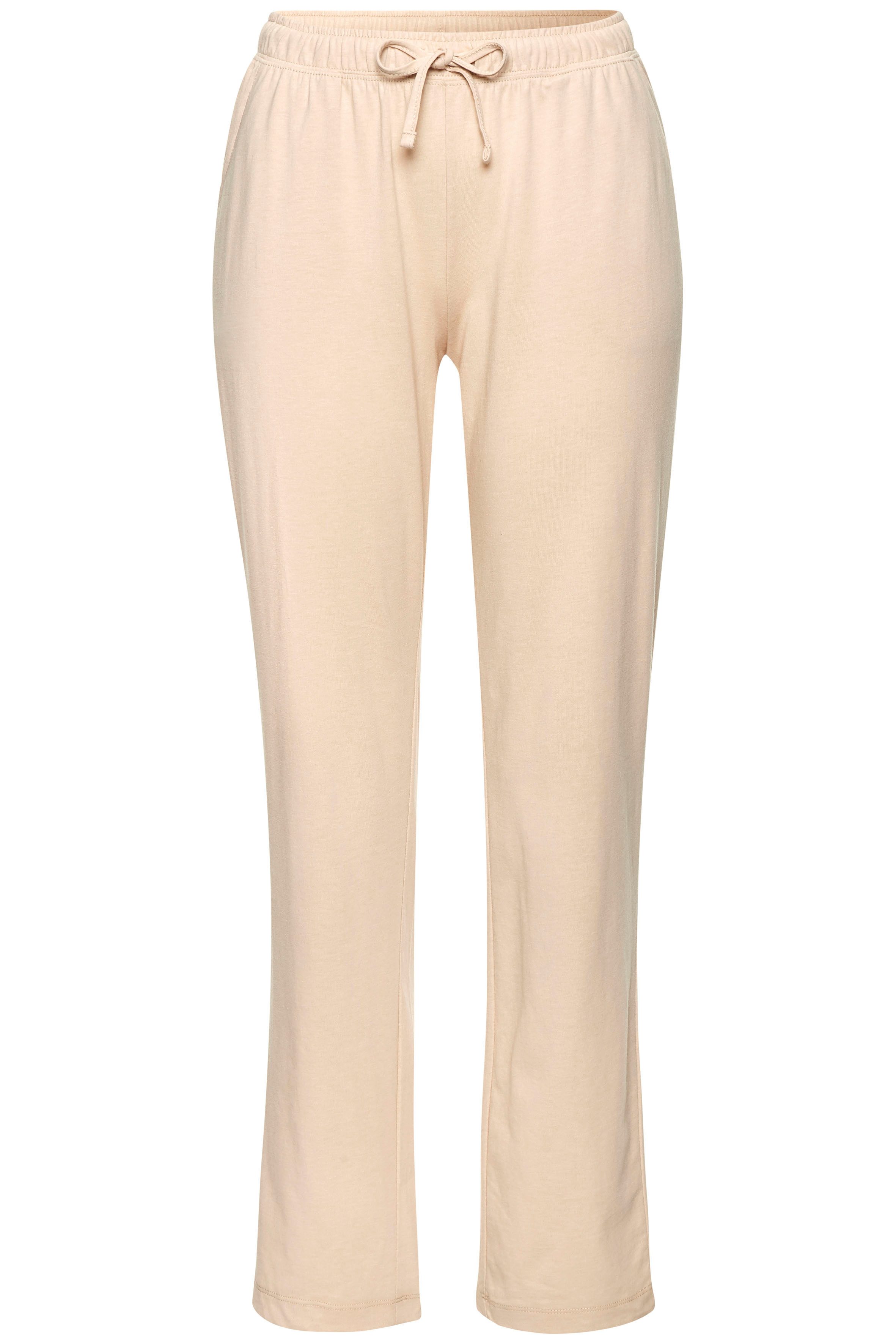 s.Oliver Pyjama (Set, 2 tlg) mit garngefärbten Streifen im Oberteil