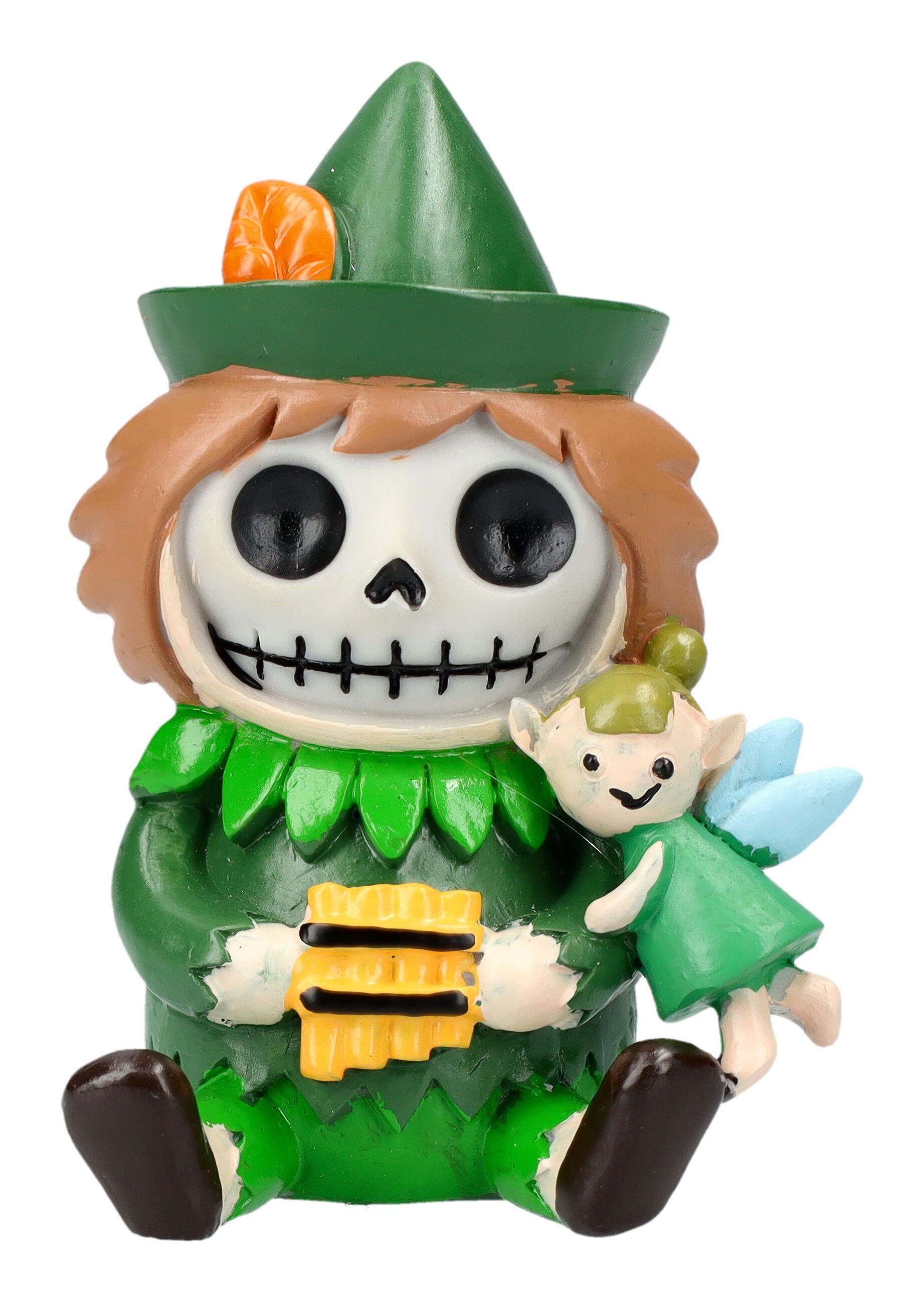 Figuren Shop GmbH Fantasy-Figur Furrybones Figur - Peter Pan - lustige Dekofigur Gothic Dekoration