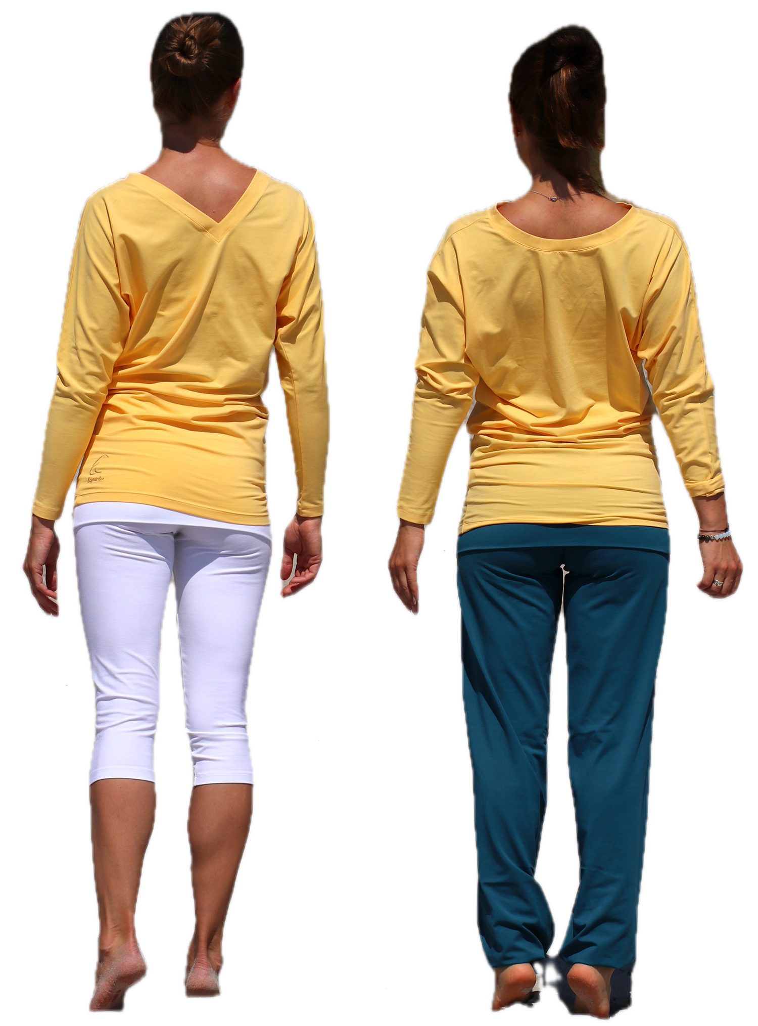 ESPARTO Longshirt Trendy Longshirt Eva in Bio-Baumwolle Bequemes, elegantes Sportkleid, raffiniert und vielseitig tragbar