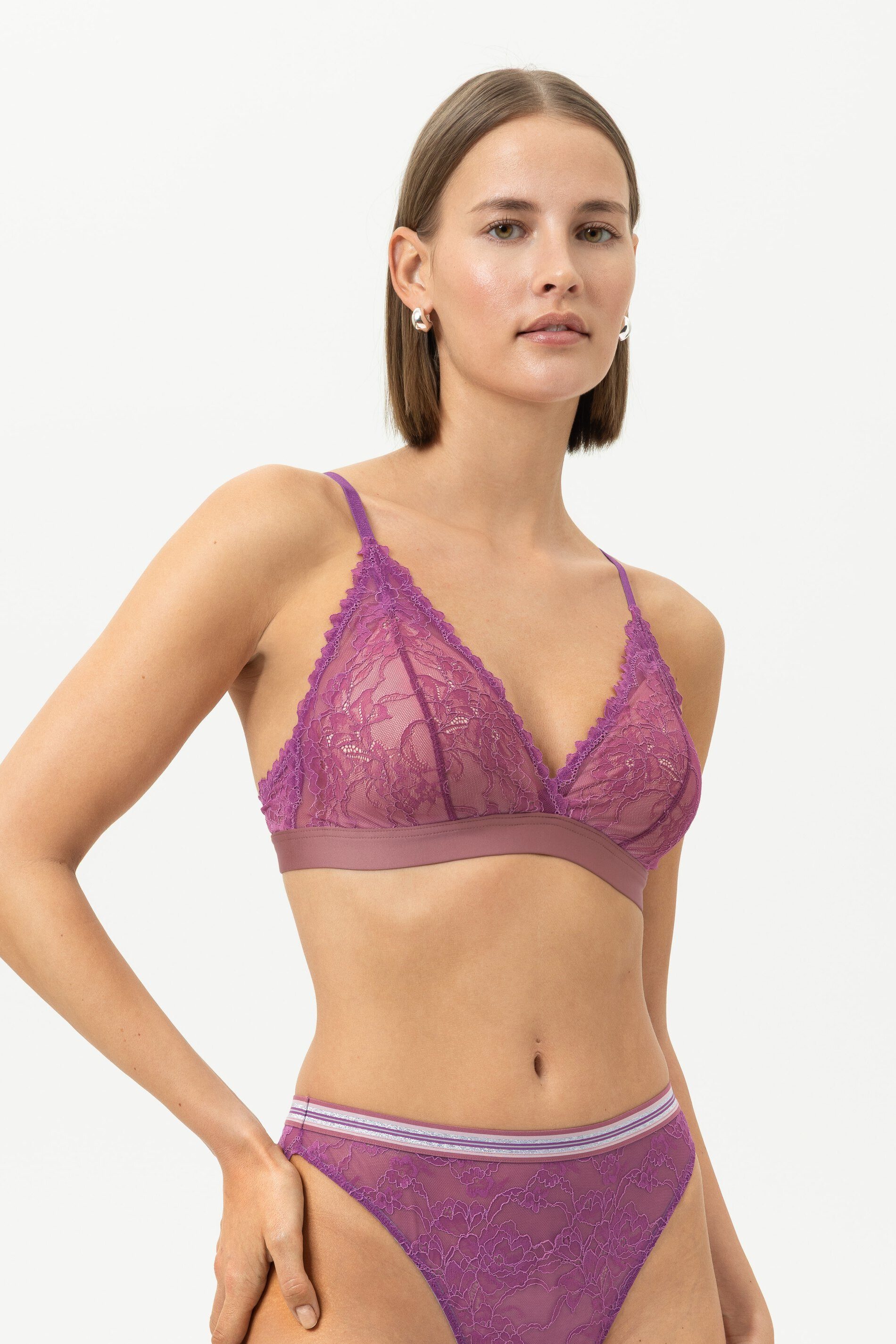 Triangel-BH Mey Damen Triangel-BH Serie Poetry Style Uni BH