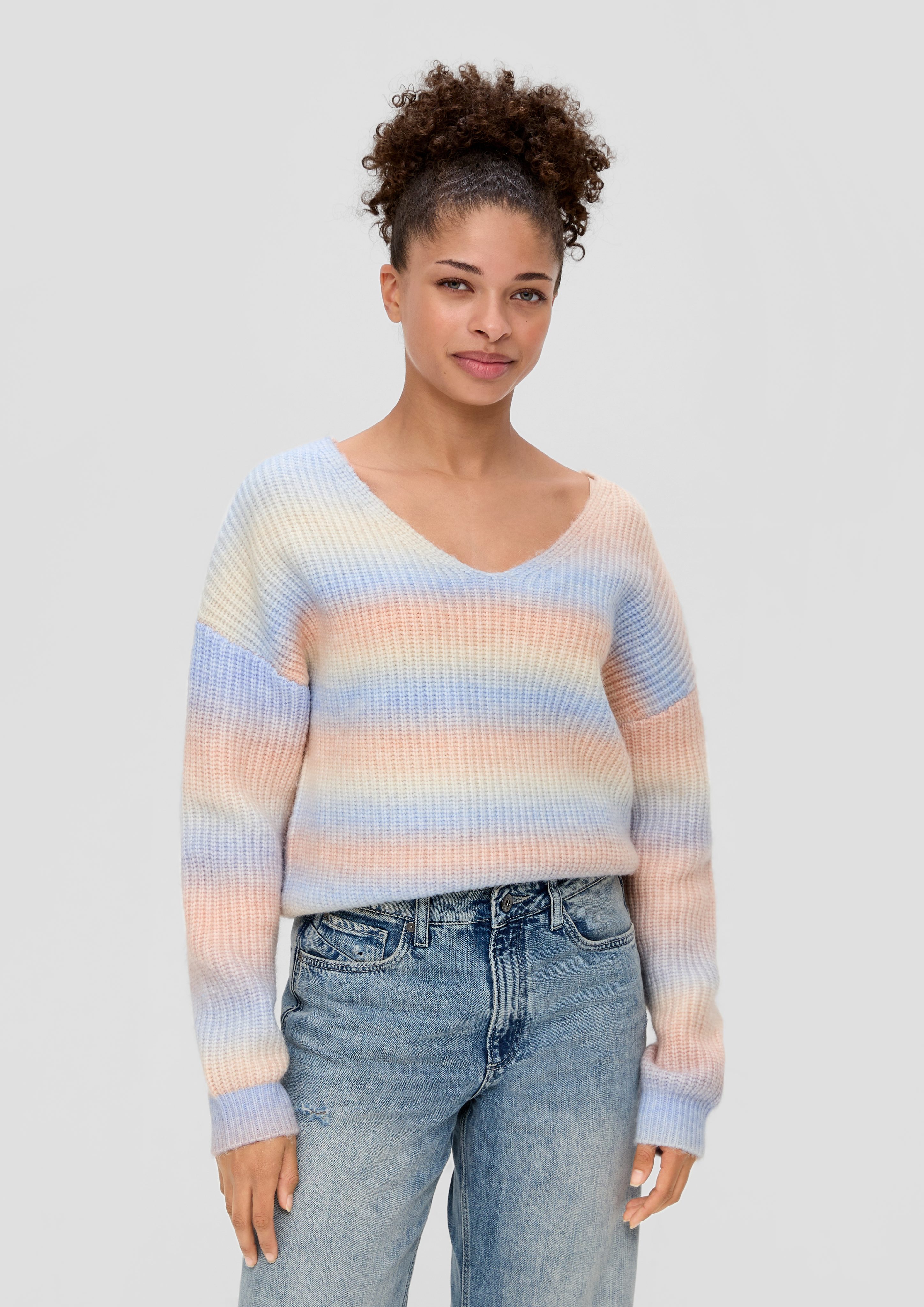 Strickpullover Strickpullover mit Farbverlauf