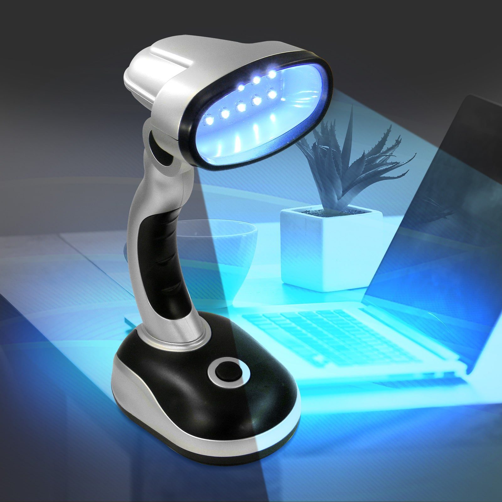 EAXUS LED Schreibtischlampe Helle Tischleuchte ohne Kabel, Batteriebetriebe günstig online kaufen