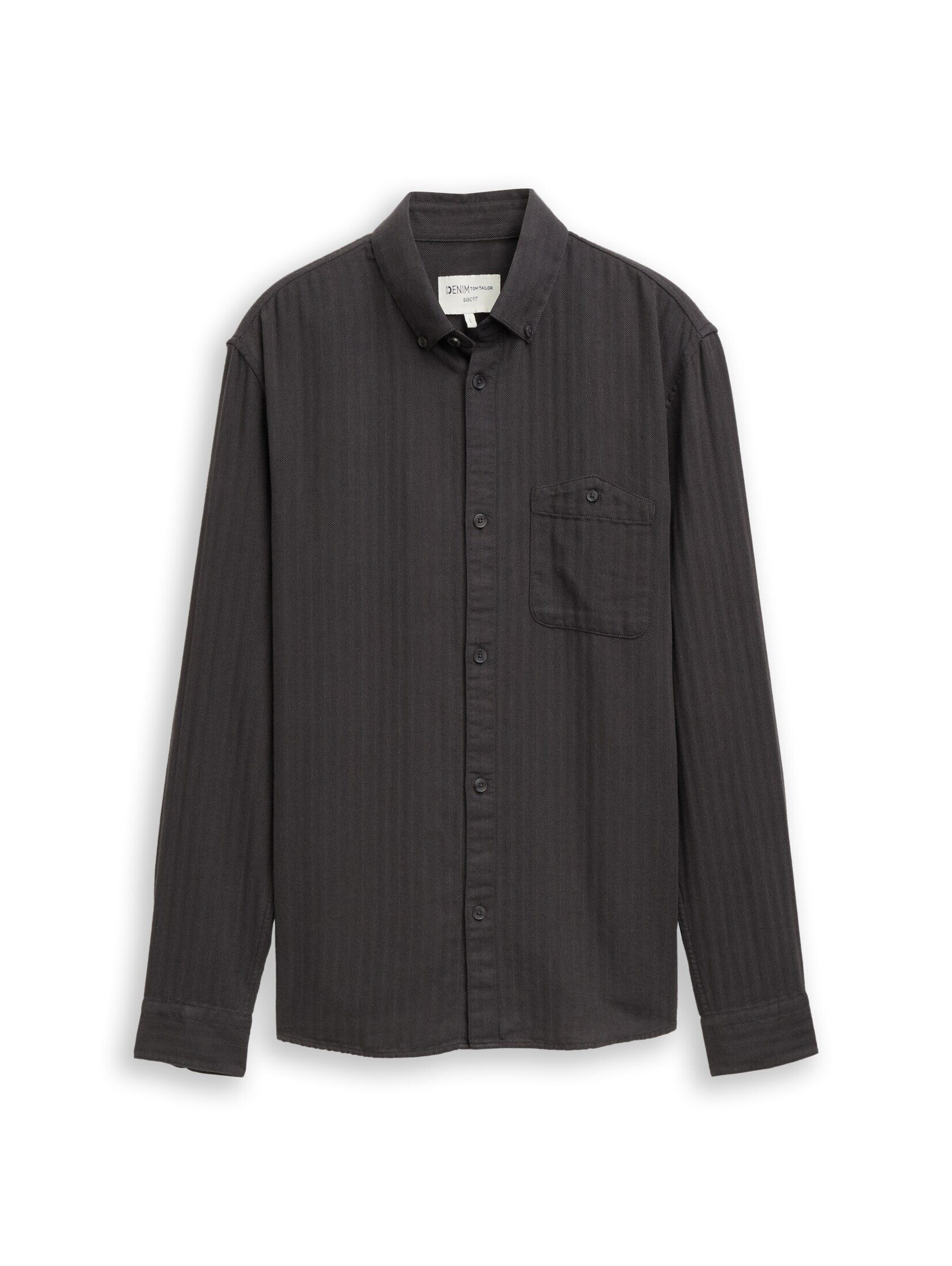 TOM TAILOR Denim Langarmhemd Basic Fit günstig online kaufen