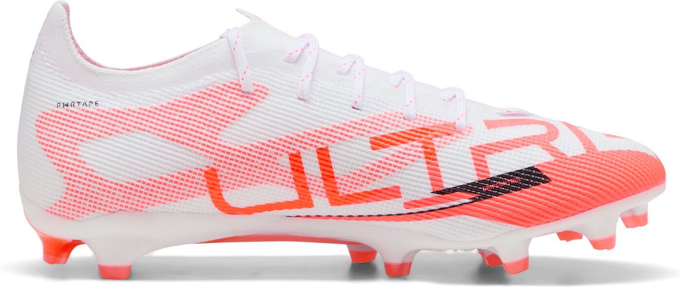 PUMA ULTRA 5 PRO FG/AG PUMA WHITE-PUMA BLACK-GLOWING RED Fußballschuh