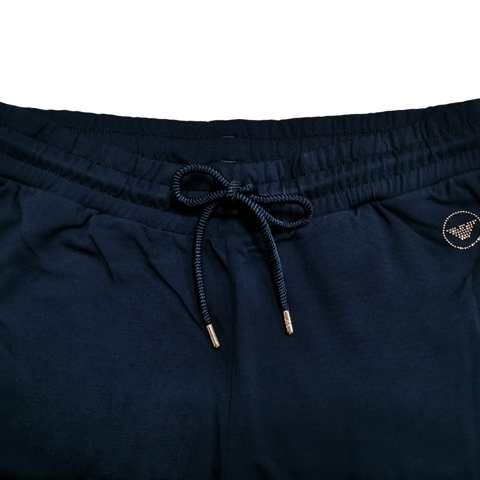 Emporio Armani Jogginghose Pants with Cuffs mit kleinem Logo am linken Bein günstig online kaufen