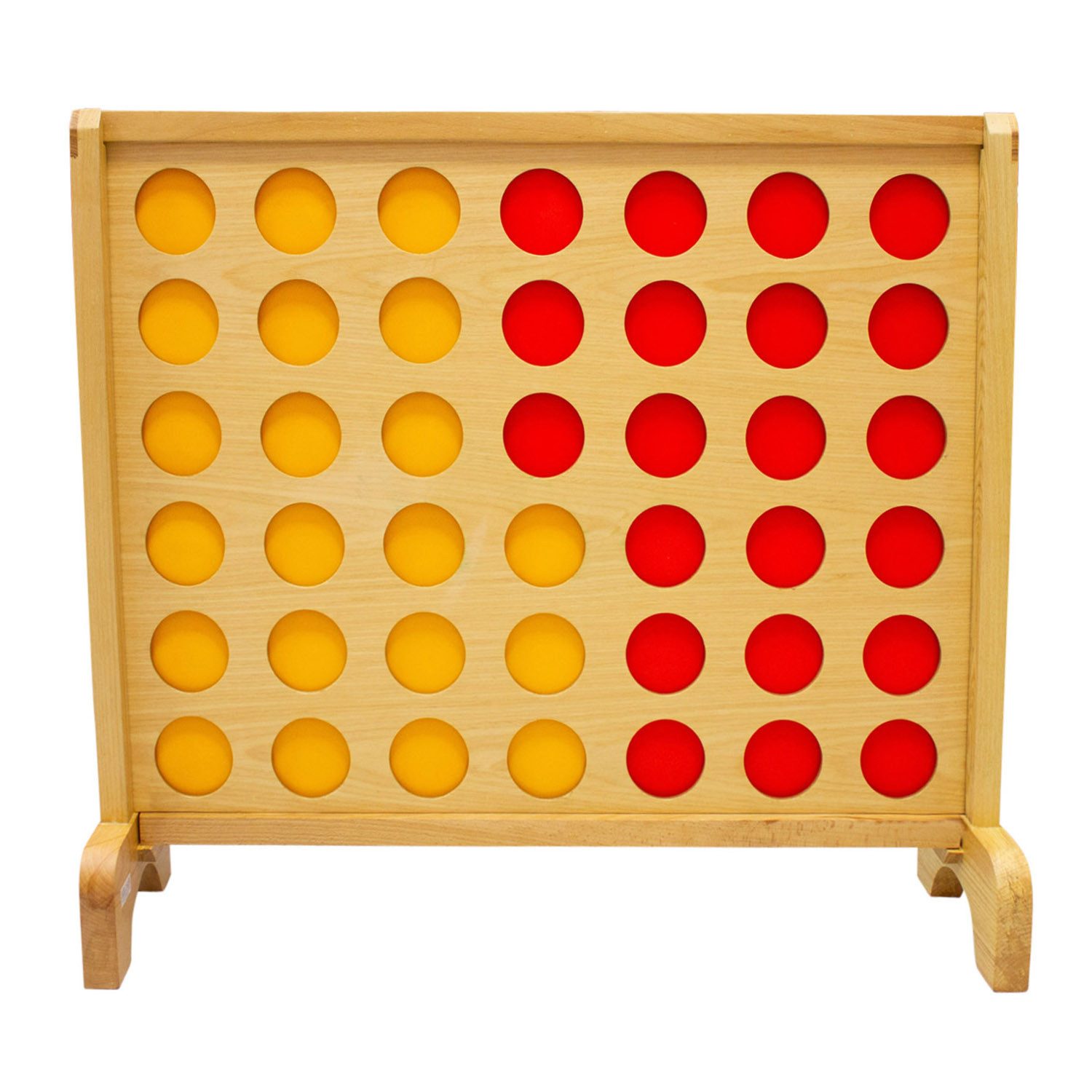 GICO Spielzeug-Gartenset Outdoor Gartenspiel Vier in der Reihe XXL aus Holz - 2913