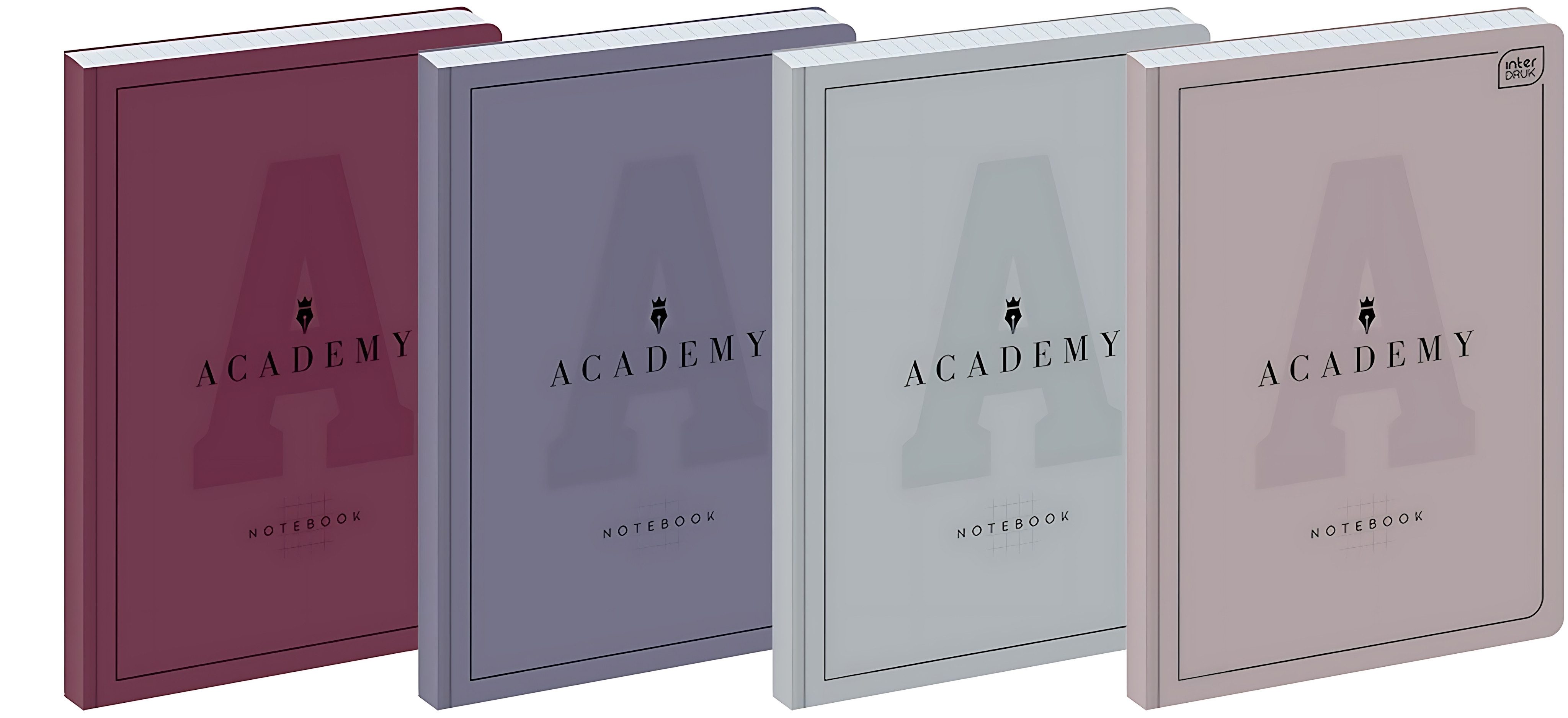 Interdruk Notizbuch Interdruk Premium-Hardcover-Notizbuch A6 96 Blatt 90g/m² Akademie