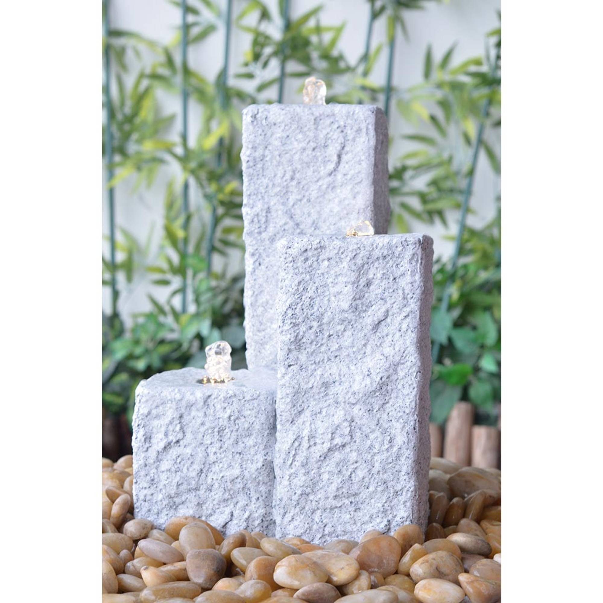 Heissner Gartenbrunnen Heissner Gartenbrunnen Neptun LED günstig online kaufen