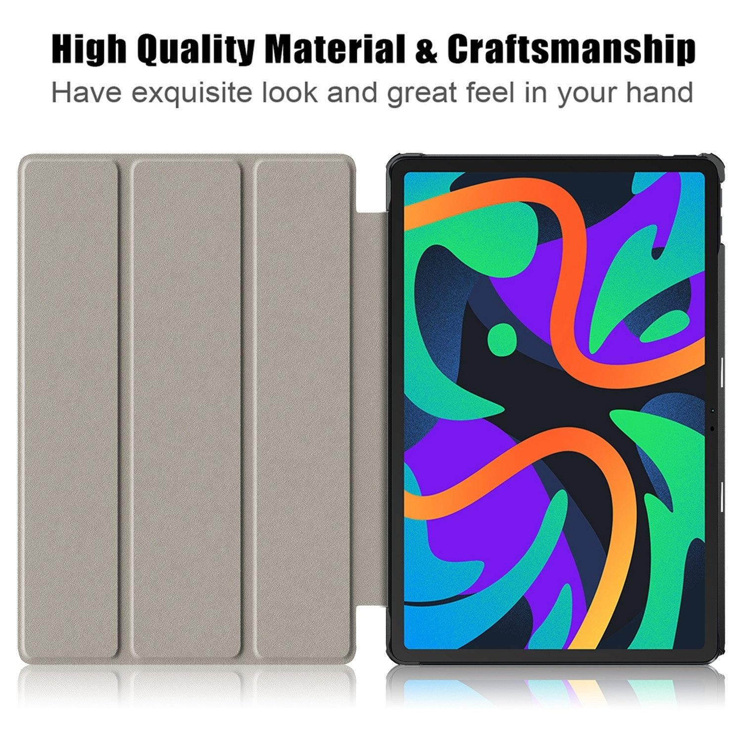 Wigento Tablet-Hülle Für Lenovo Tab M11 Tablet 3folt Wake UP Smart Cover Tasche Schutz Case