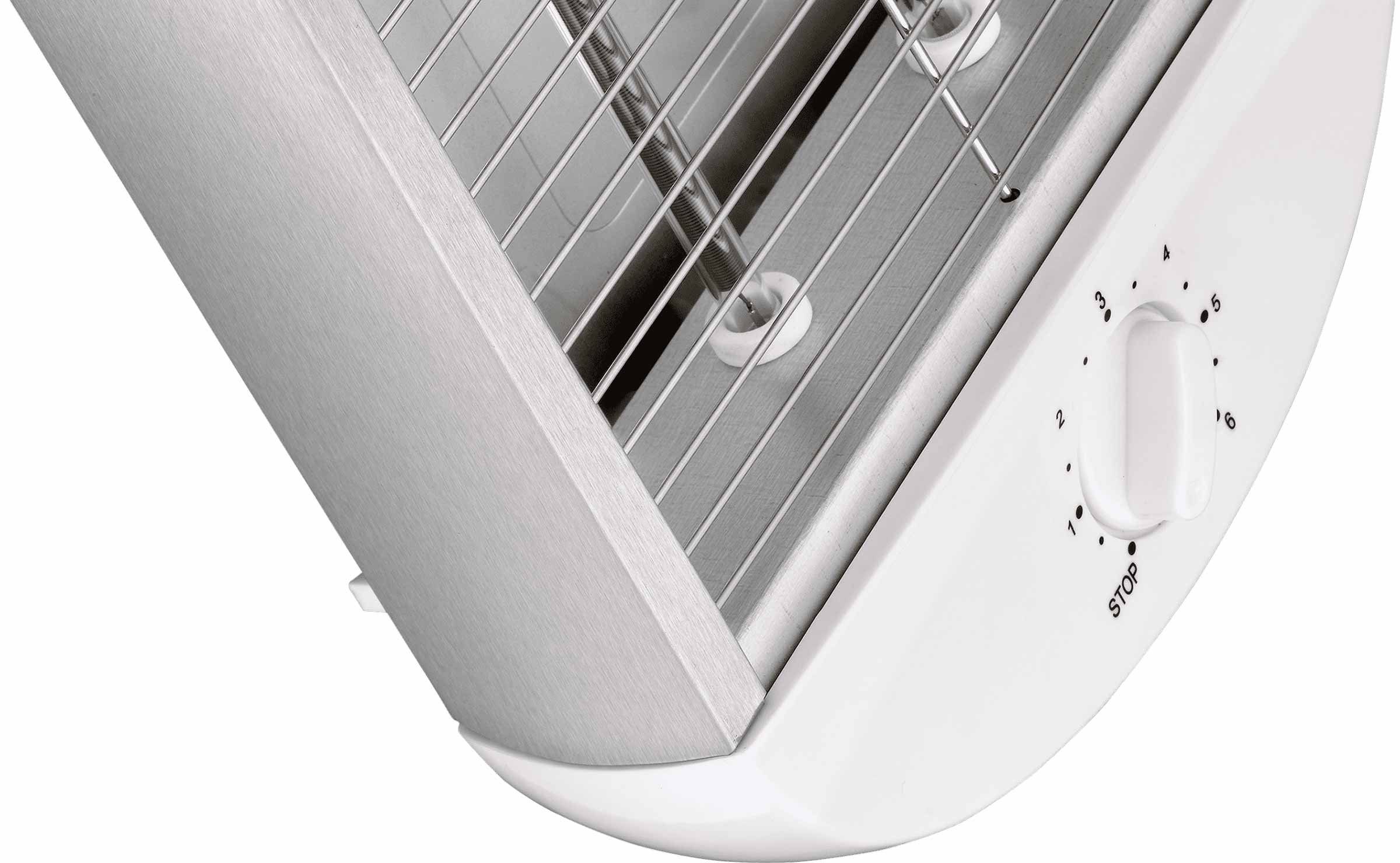 EPIQ Toaster 80001212 Flach-Toaster Brötchen-Röster, Weiß, 600 W – Bild 4 von 4