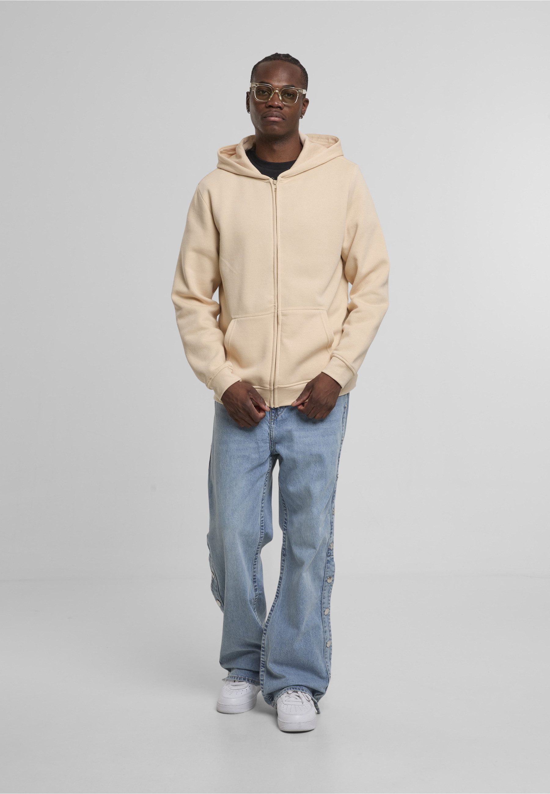 URBAN CLASSICS Sweatjacke Urban Classics Basic Essential Zip Hoody