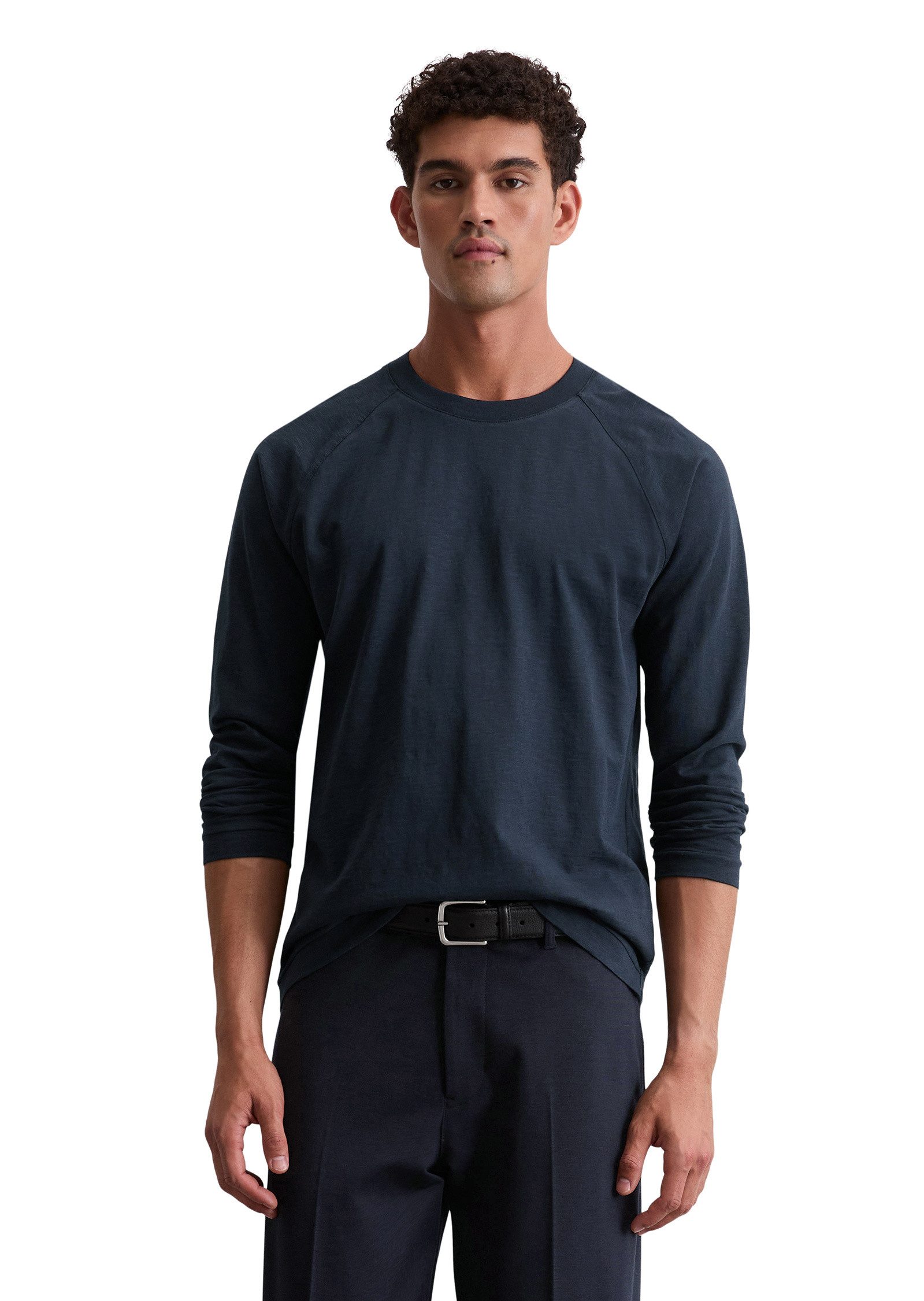 Marc O'Polo Langarmshirt aus reiner Bio-Baumwolle günstig online kaufen