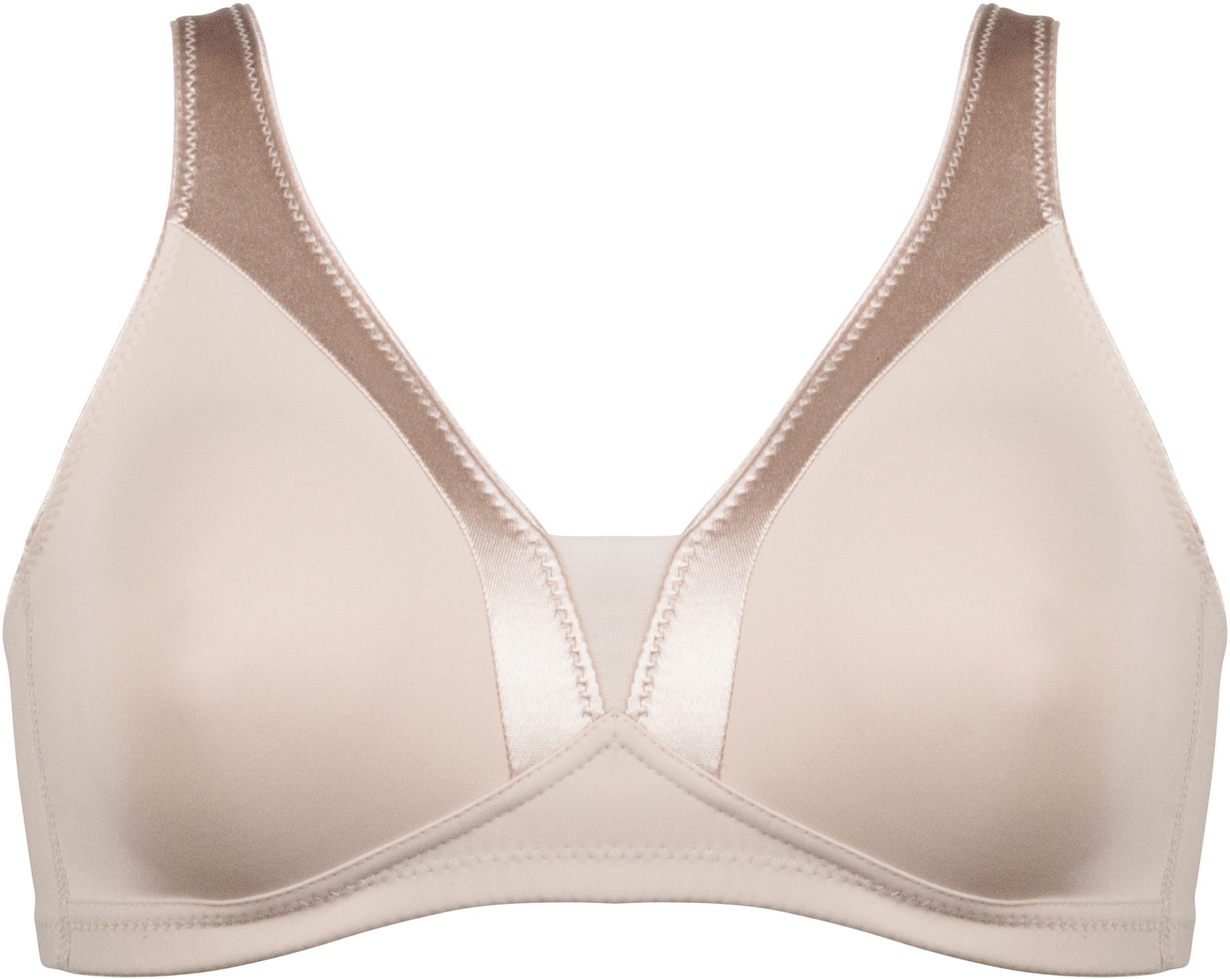 Naturana High-Apex-BH Body Shaping (1-tlg) Glanzband, breite Träger, weich, bequem, ohne Bügel, Entlastungsträger