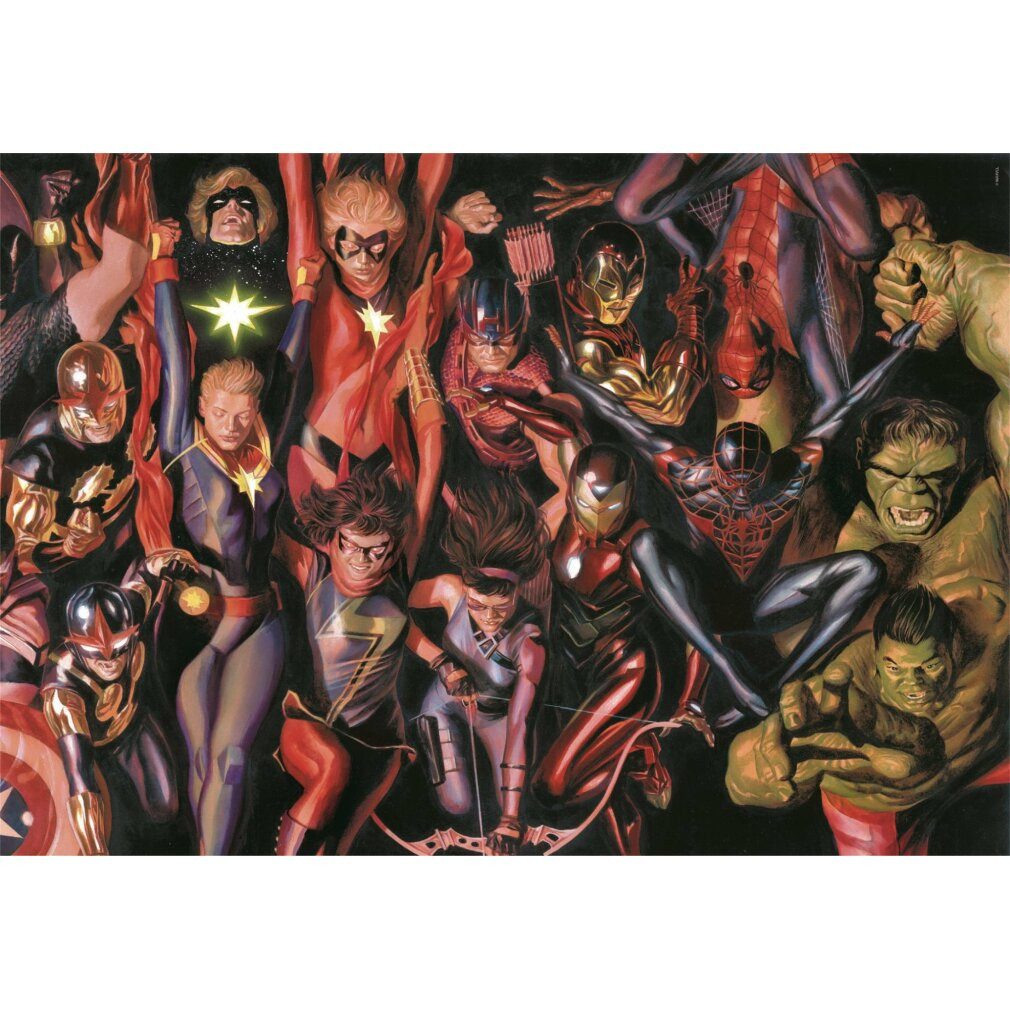 Clementoni® Puzzle Marvel-Puzzle 1000Stück, Puzzleteile