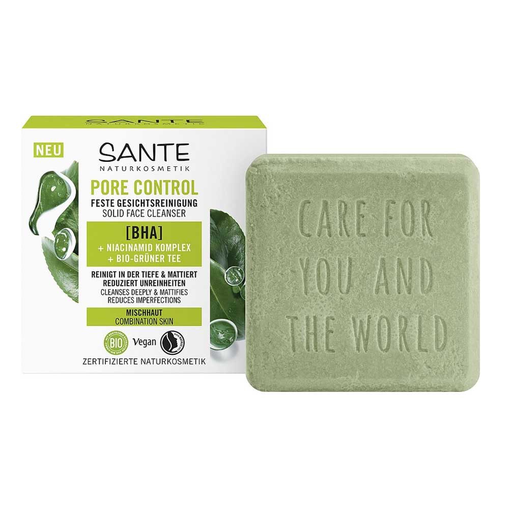 SANTE Gesichtsseife Pore Control - Feste Gesichtsreinigung 60g