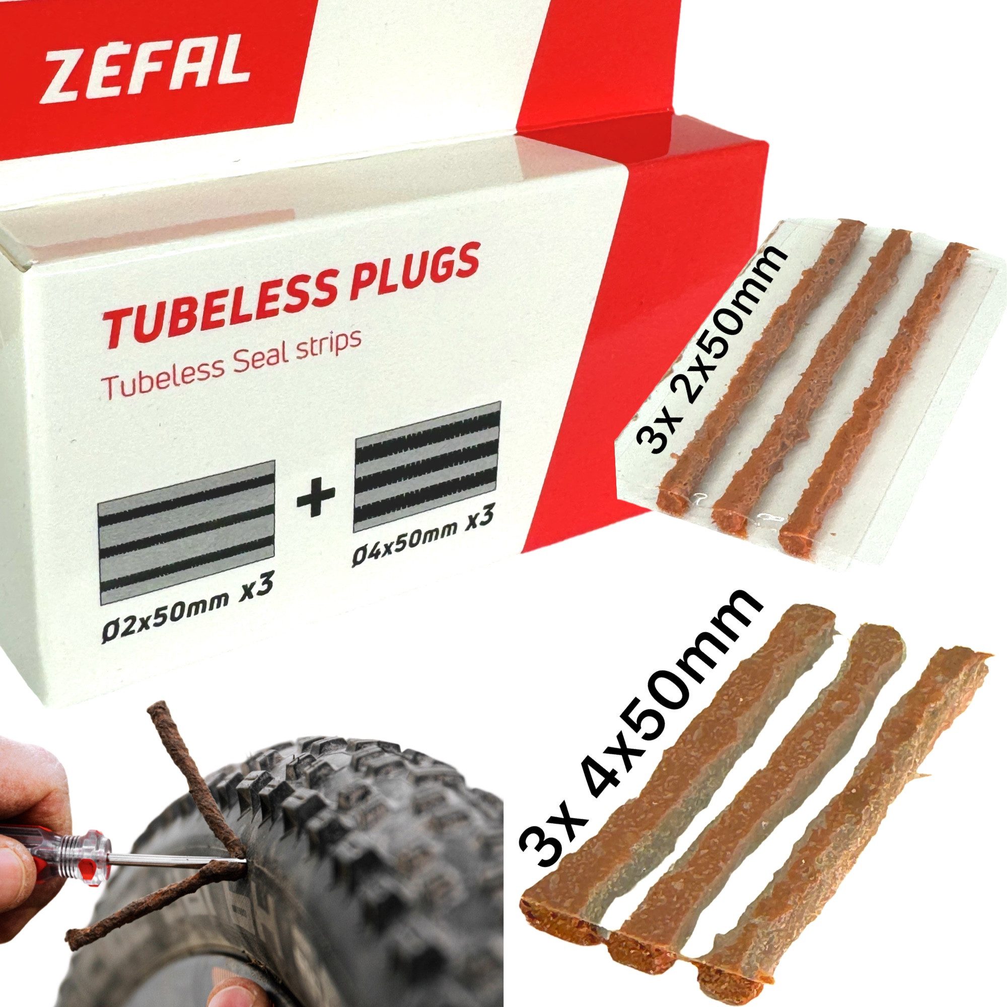 Zefal Fahrrad-Montageständer Zefal Tubless Plugs Fahrrad Reifen Flicken Reparatur Streifen Stopfen