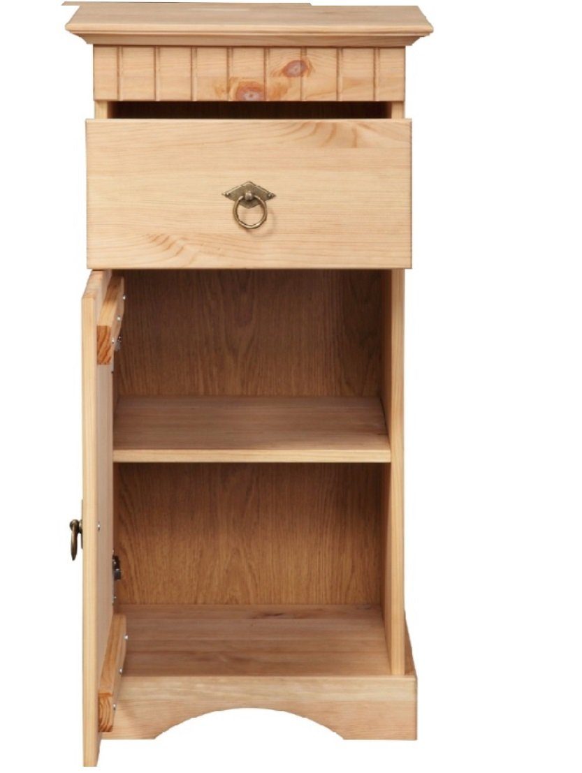 Clever-Moebel Beistellschrank Kommode Kiefernholz im Landhausstil, günstig online kaufen