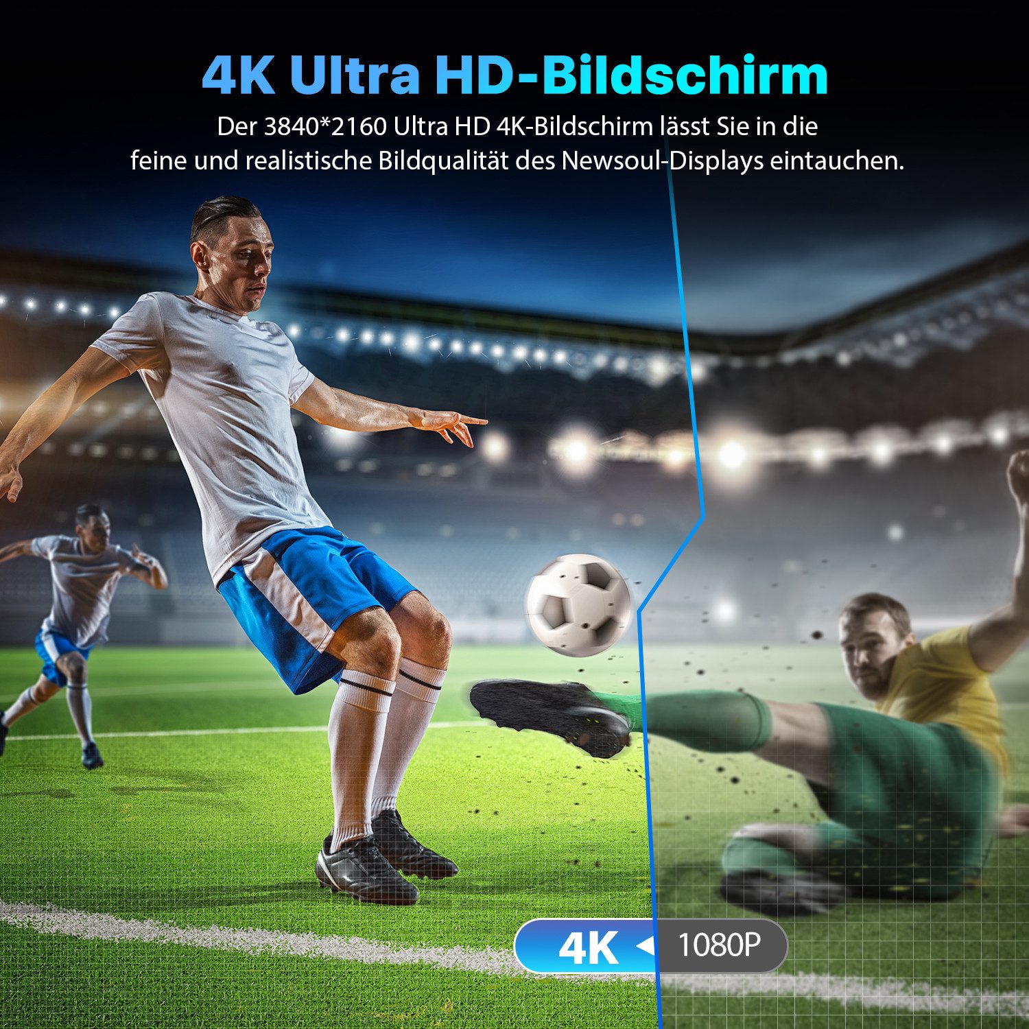 UPERFECT Tragbarer 4K Monitor 18 Zoll, UHD 3840x2160, Mobiler Monitor mit USB-C Portabler Monitor (45,70 cm/18 ", 3840 x 2160 px, 4K, 60 Hz, IPS, Mini HDMI, VESA-Montage, für Laptop/PC/PS5/Switch/Smartphone)