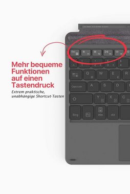 Inateck Tastatur für Surface Go 1&2&3&4 Generation Tablet-Tastatur