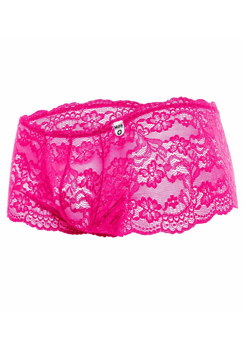 MOB Eroticwear Boxershorts Boxershorts aus Spitze - pink (1-St) transparente Spitze – Bild 5 von 5