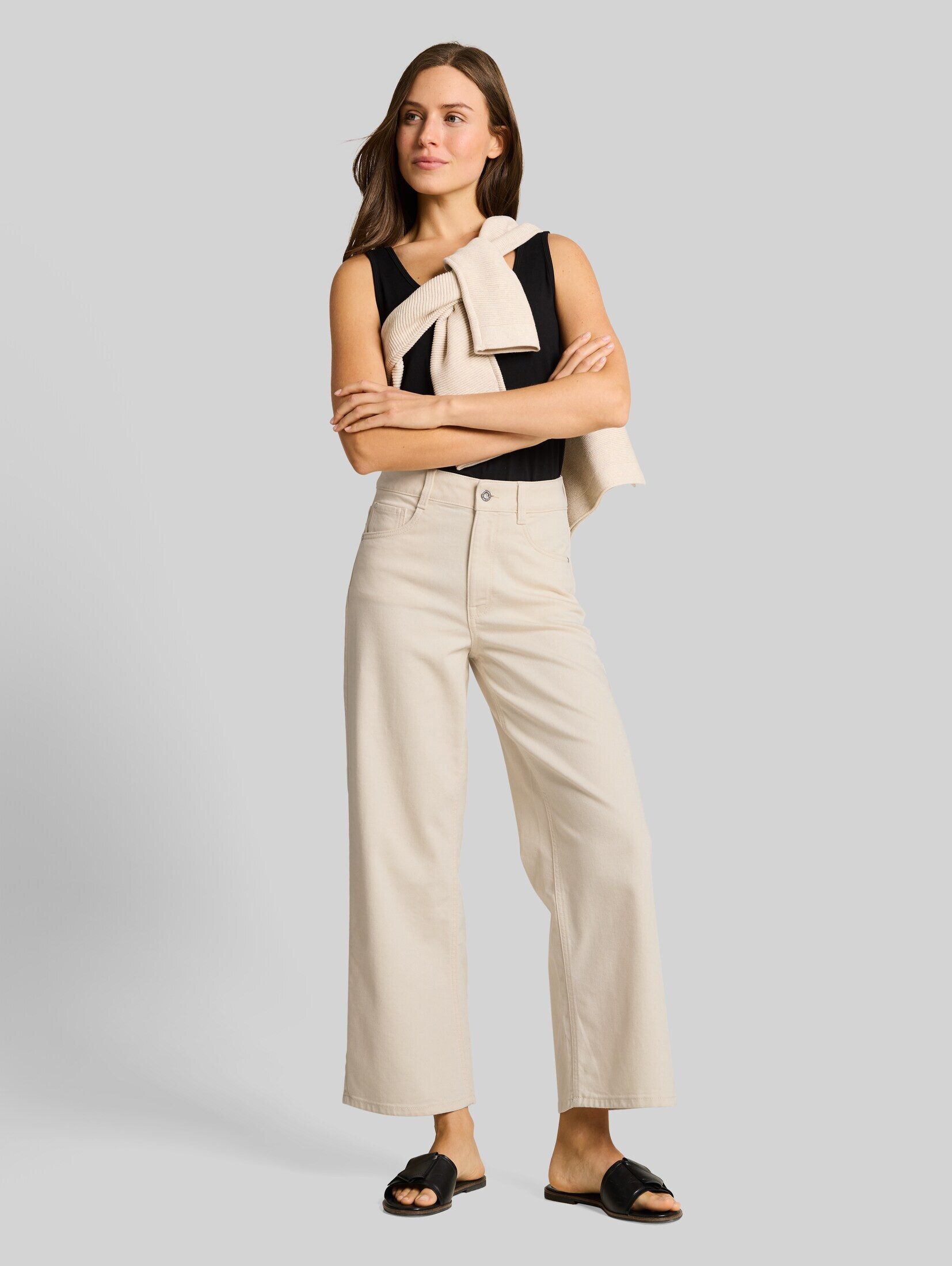 TOM TAILOR 7/8-Jeans Jeanshosen TTNELMA CULOTTE Jeans