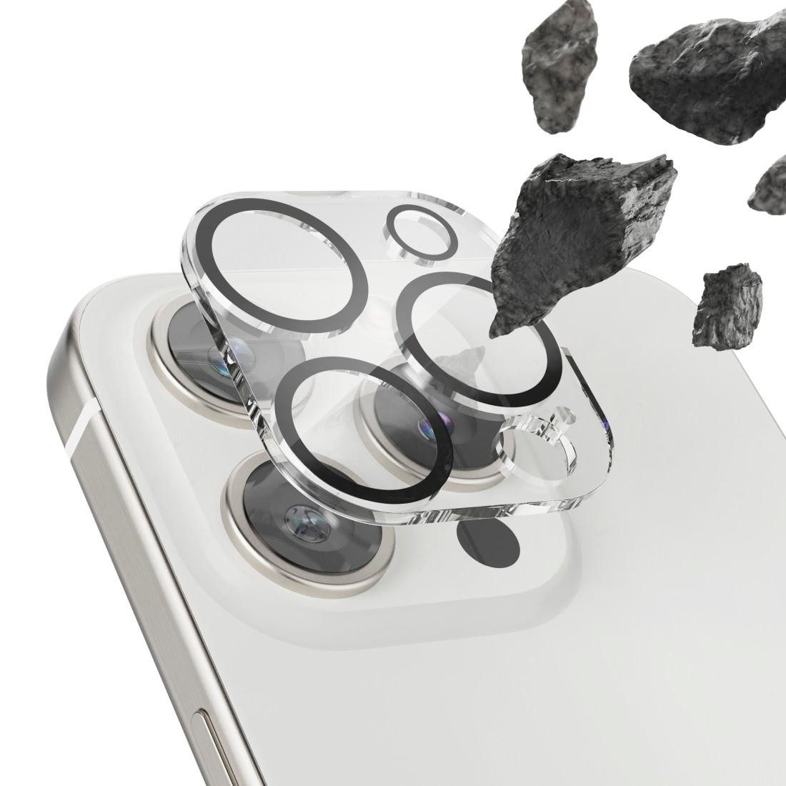 Hama Kameraschutzglas Kameraschutz "Cam Protect" für Apple iPhone 15/15 Plus für Apple iPhone 15/15 Plus, stoßfest, kratzfest