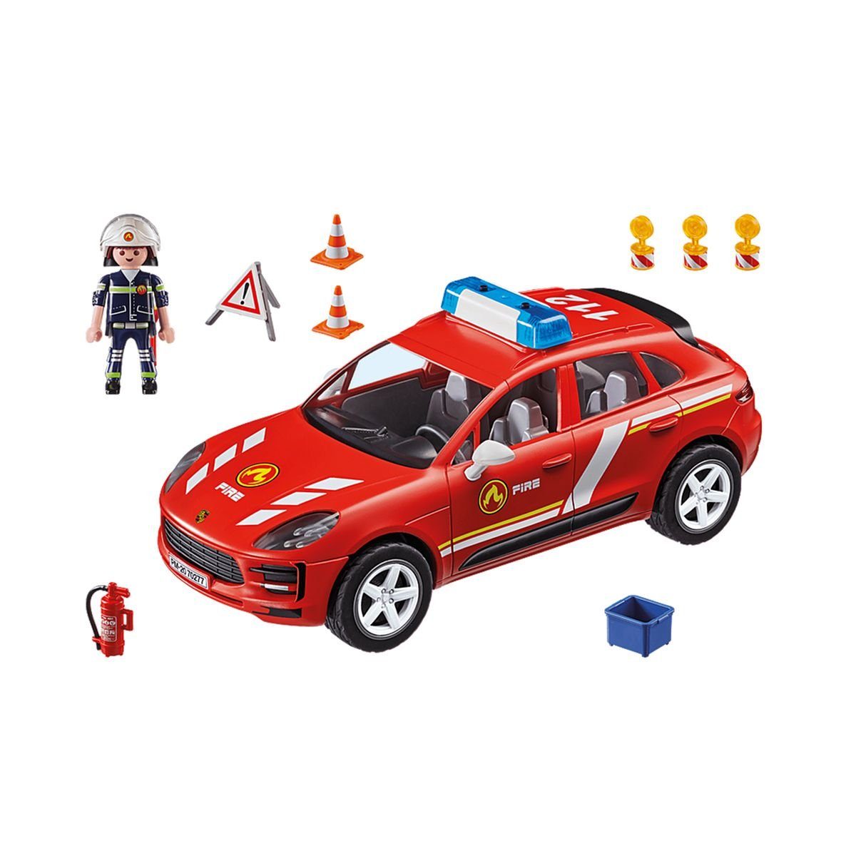 Playmobil® Spielzeug-Auto PLAYMOBIL® 70277 - Porsche - Macan S Feuerwehr