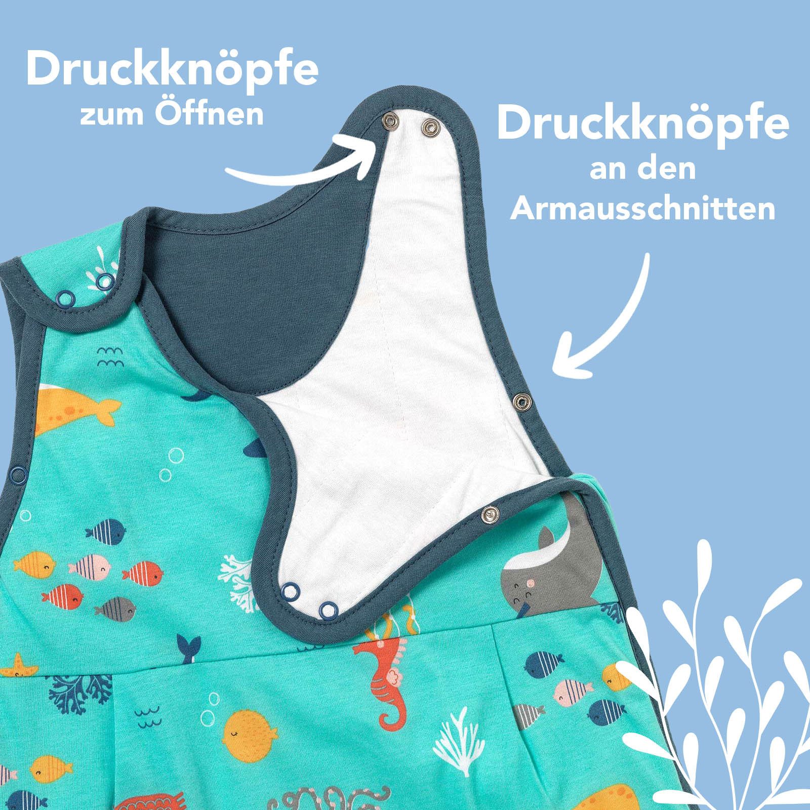 Schlummersack Kinderschlafsack Babyschlafsack, 1.0 Tog OEKO-TEX günstig online kaufen