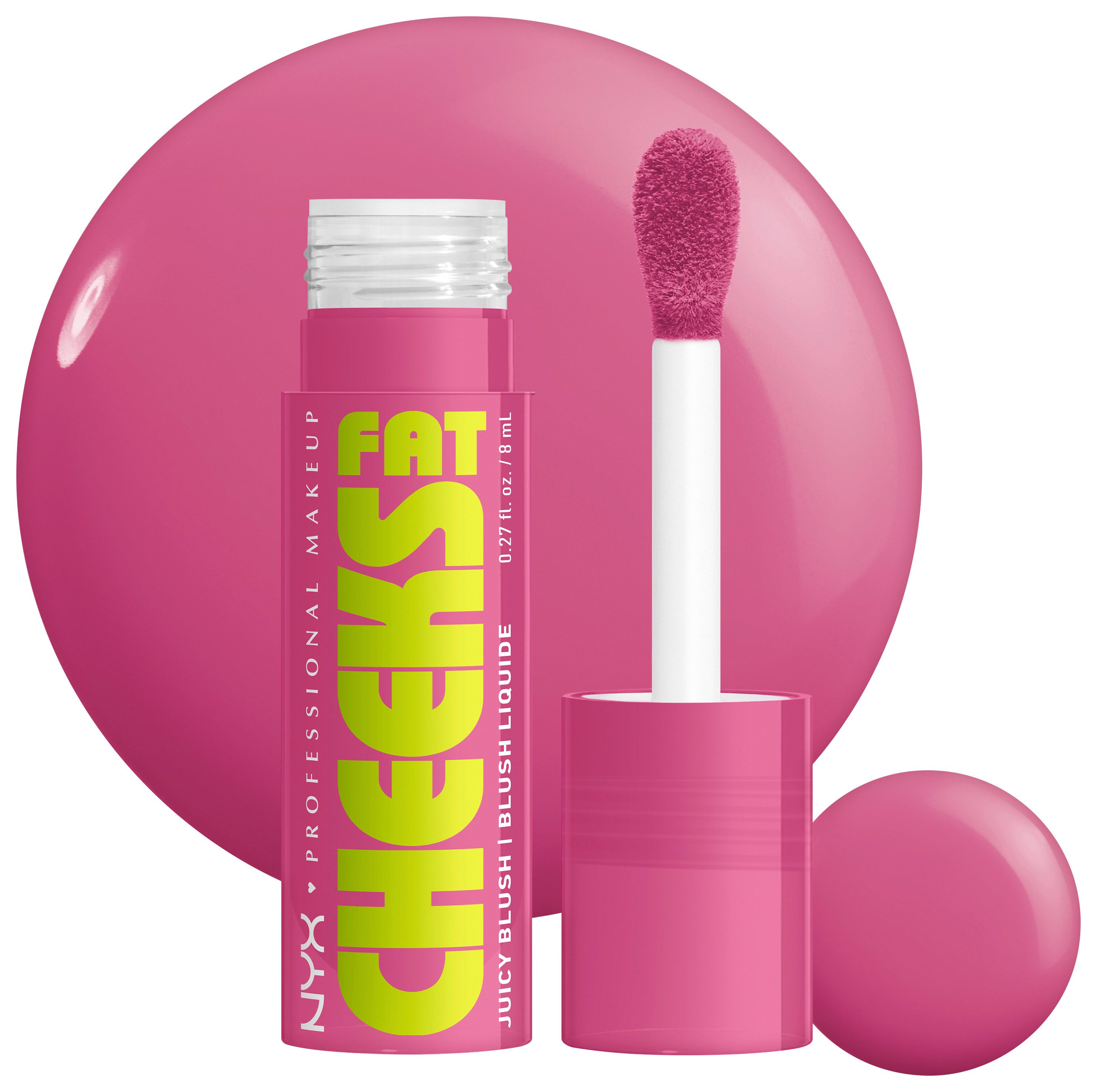NYX PROFESSIONAL MAKEUP Rouge FAT CHEEKS JUICY BLUSH, verleiht deinen Wangen eine strahlende und intensive Farbe