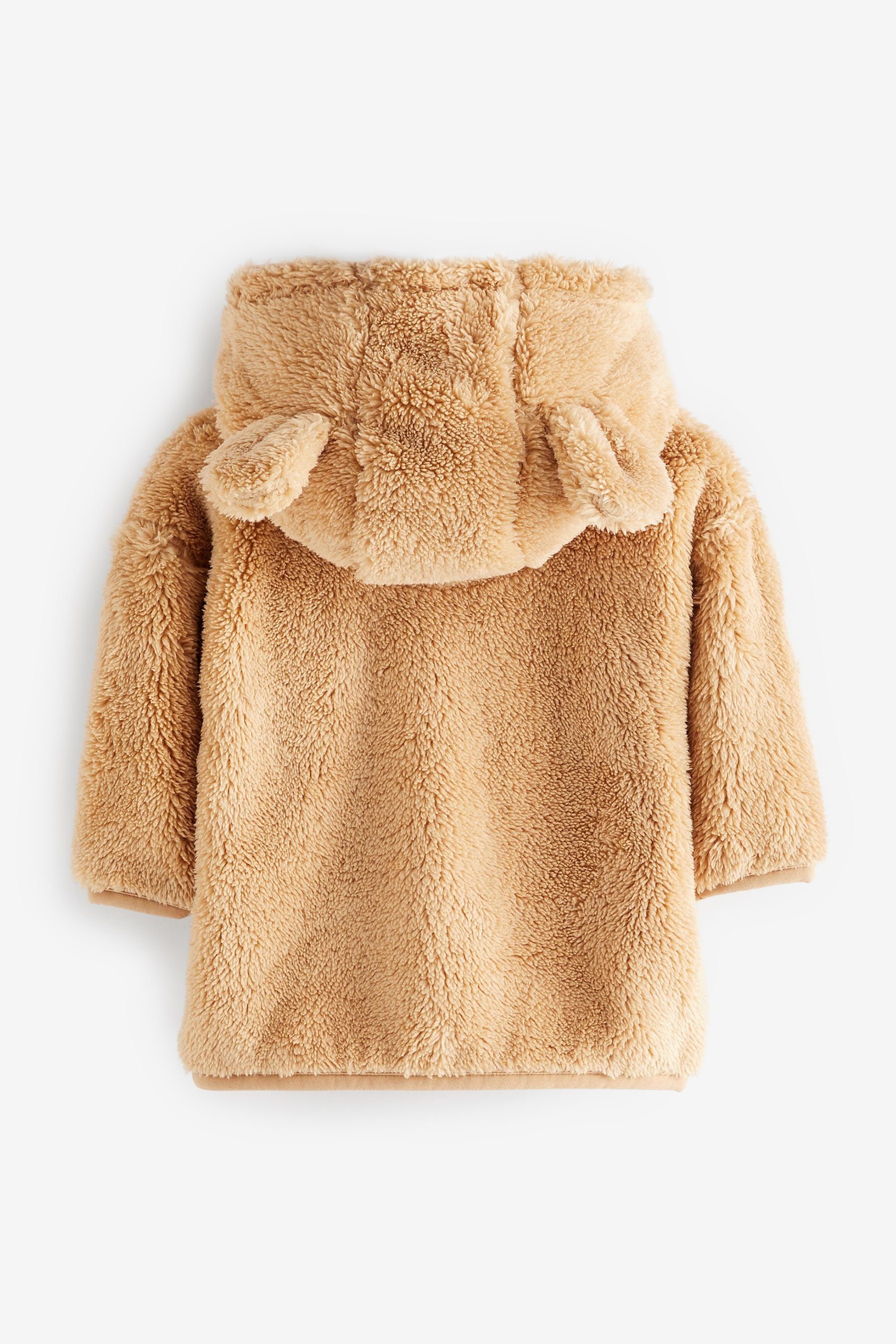und die Mode Accessoires (1-St), Baby Fleece-Jacke Kuschelige mit Bärmotiv für Kapuzenfleecejacke ganze Familie Next